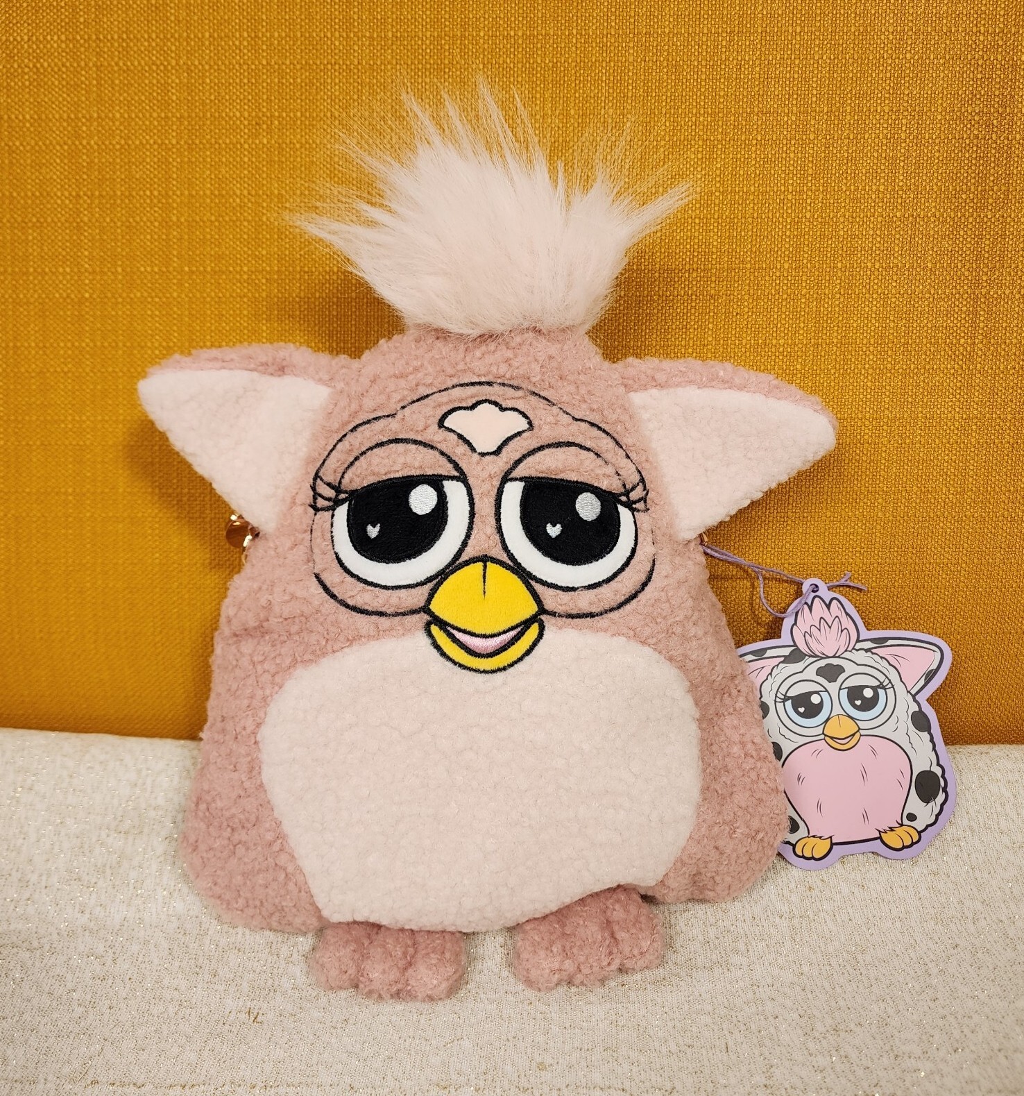Cakeworthy Furby Plush Cosplay Pink Crossbody Shoulder Bag NEW