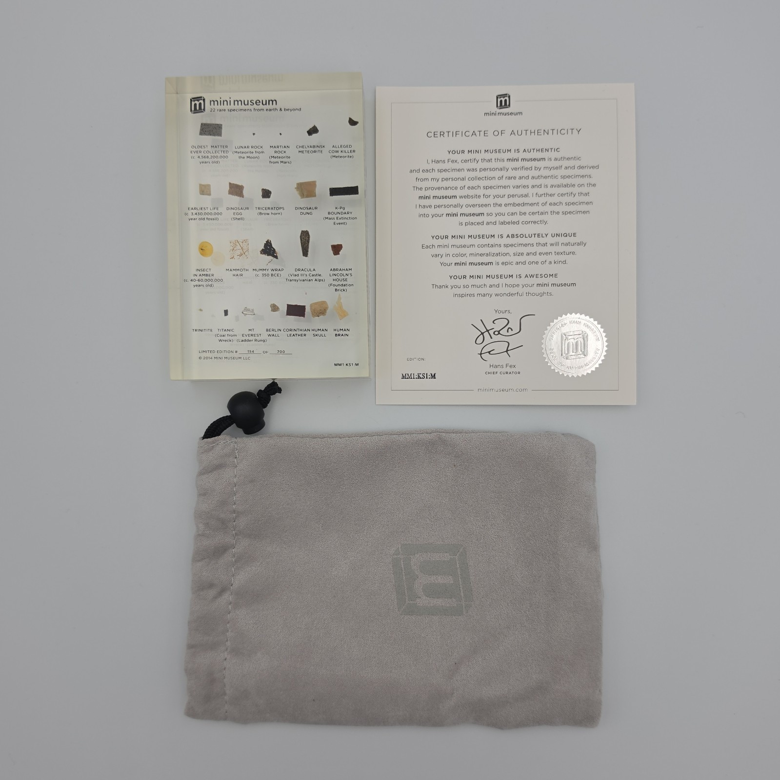 Mini Museum 1st Edition Kickstarter - Medium - MM1:KS1:M - LE 154 Of 700