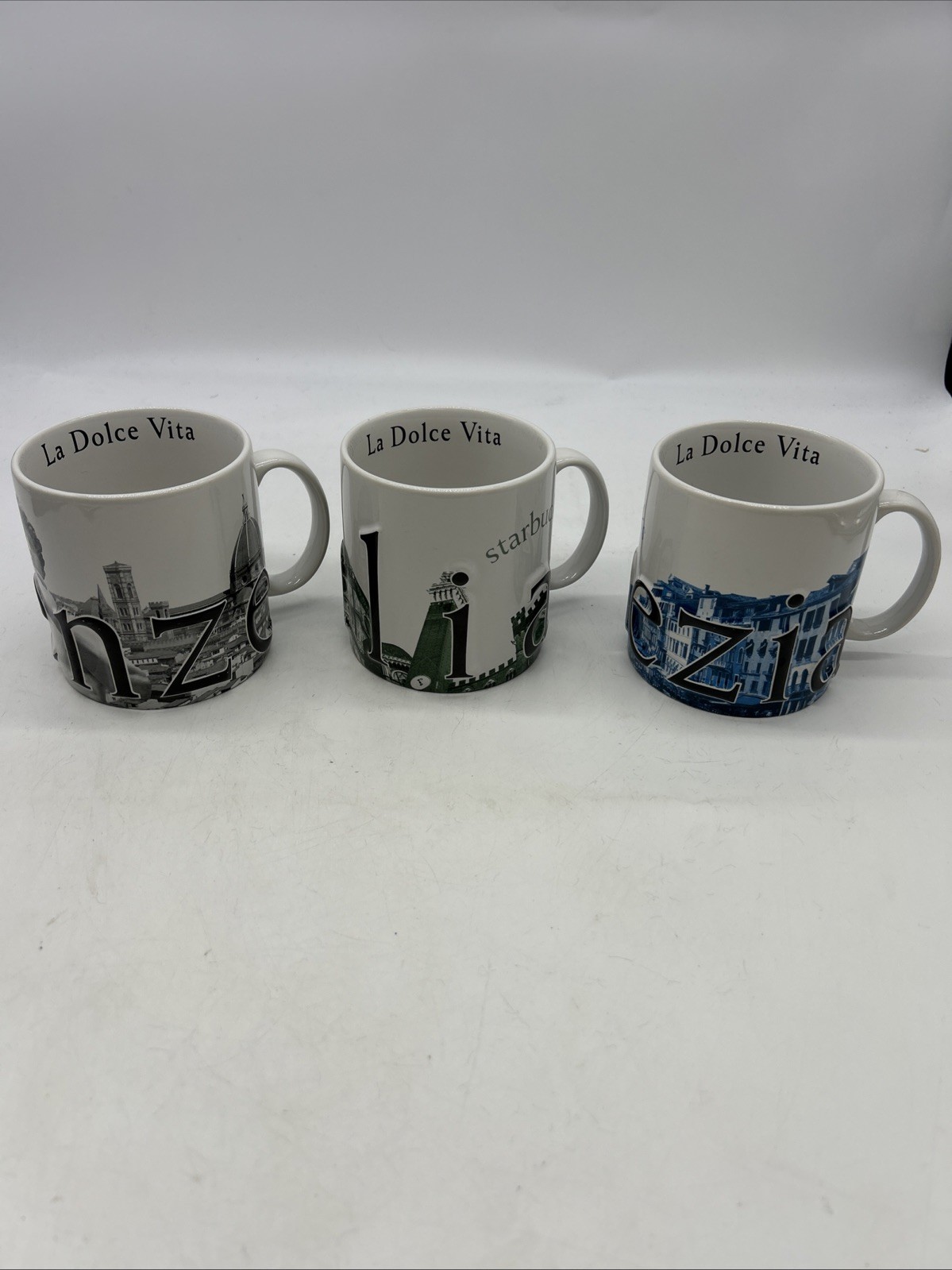 Starbucks 2003 Barista Italy Edition II La Dolce Vita Venezia Italia Firenze Mug
