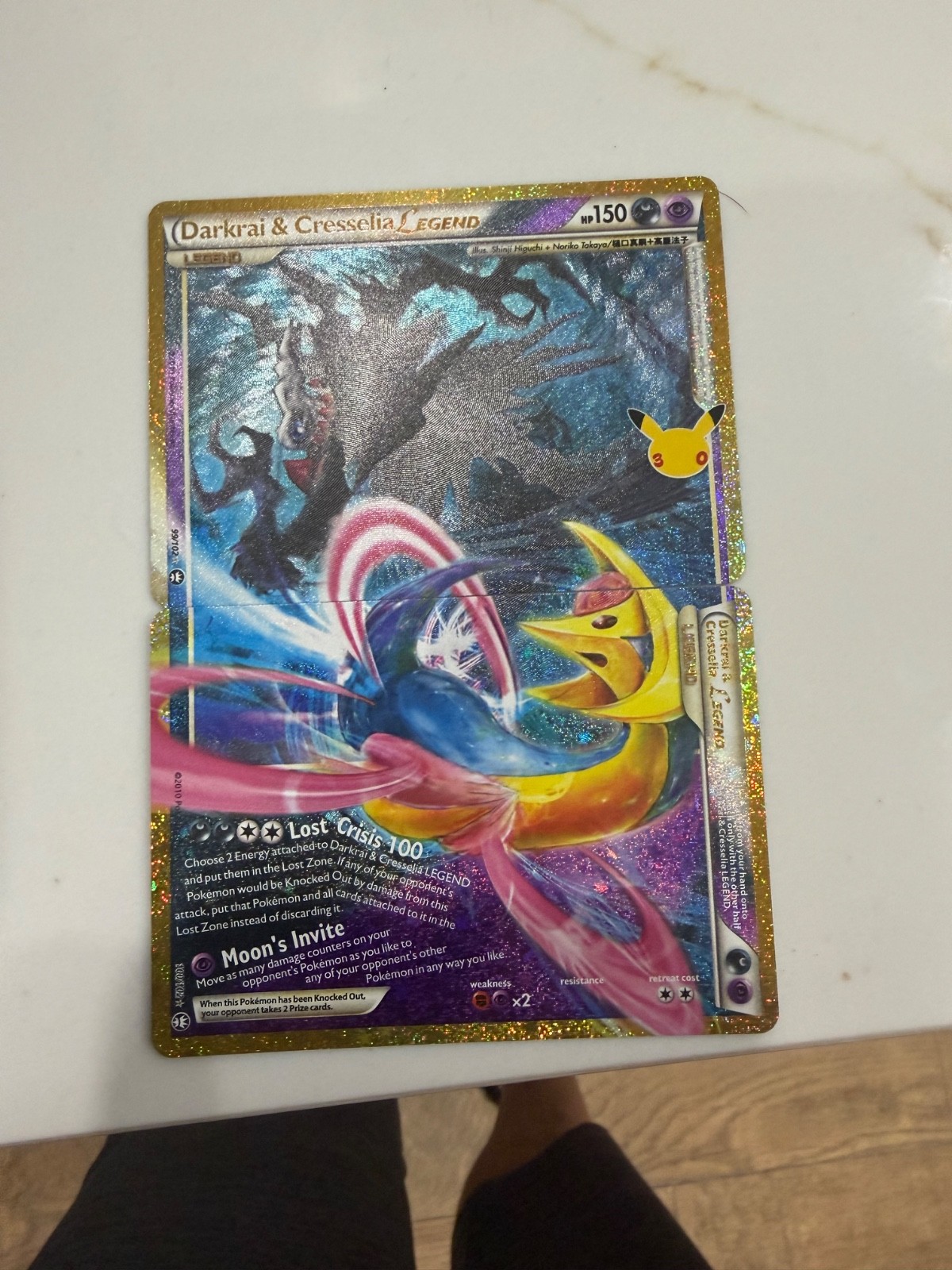 Pokemon darkrai and cresselia legend 30th anniversary Pokemon darkrai and cresselia legend 30th anniversary
