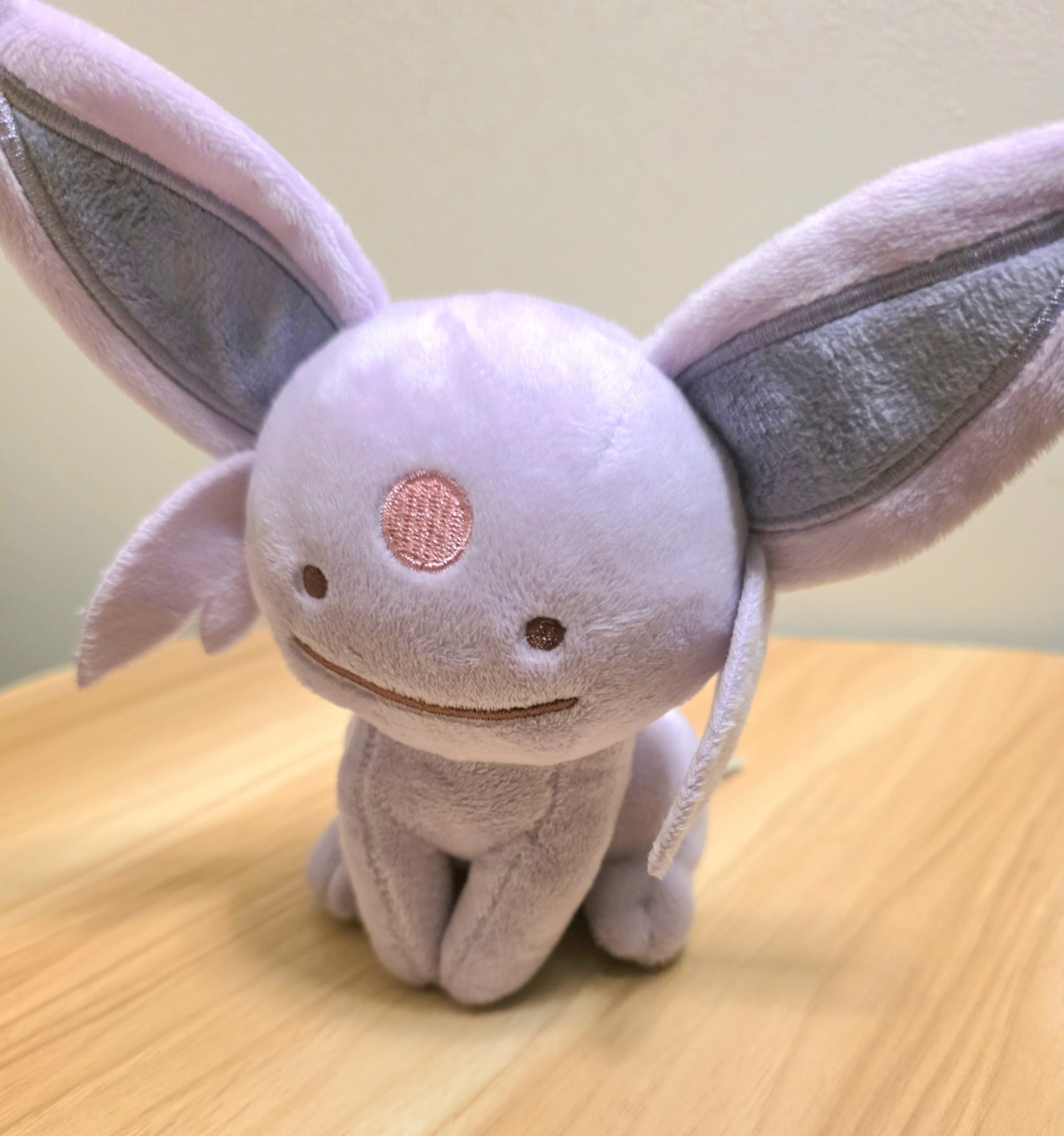 Official Pokemon Center Ditto As Espeon Plush 7 Inch Stuffed Animal Toy NWT