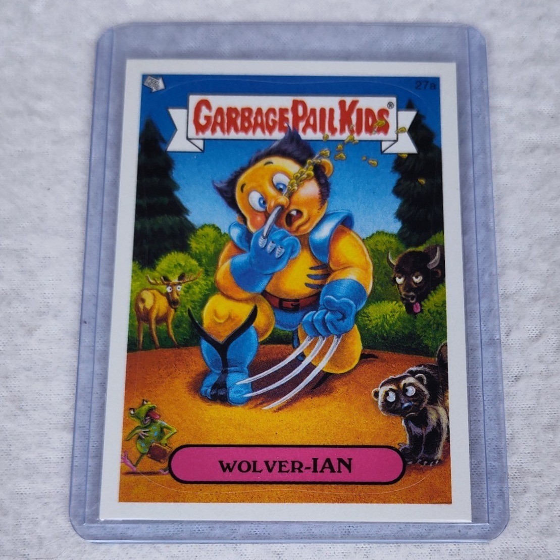 2005 Topps Garbage Pail Kids Wolver-Ian Series 4 #27a Wolverine Parody