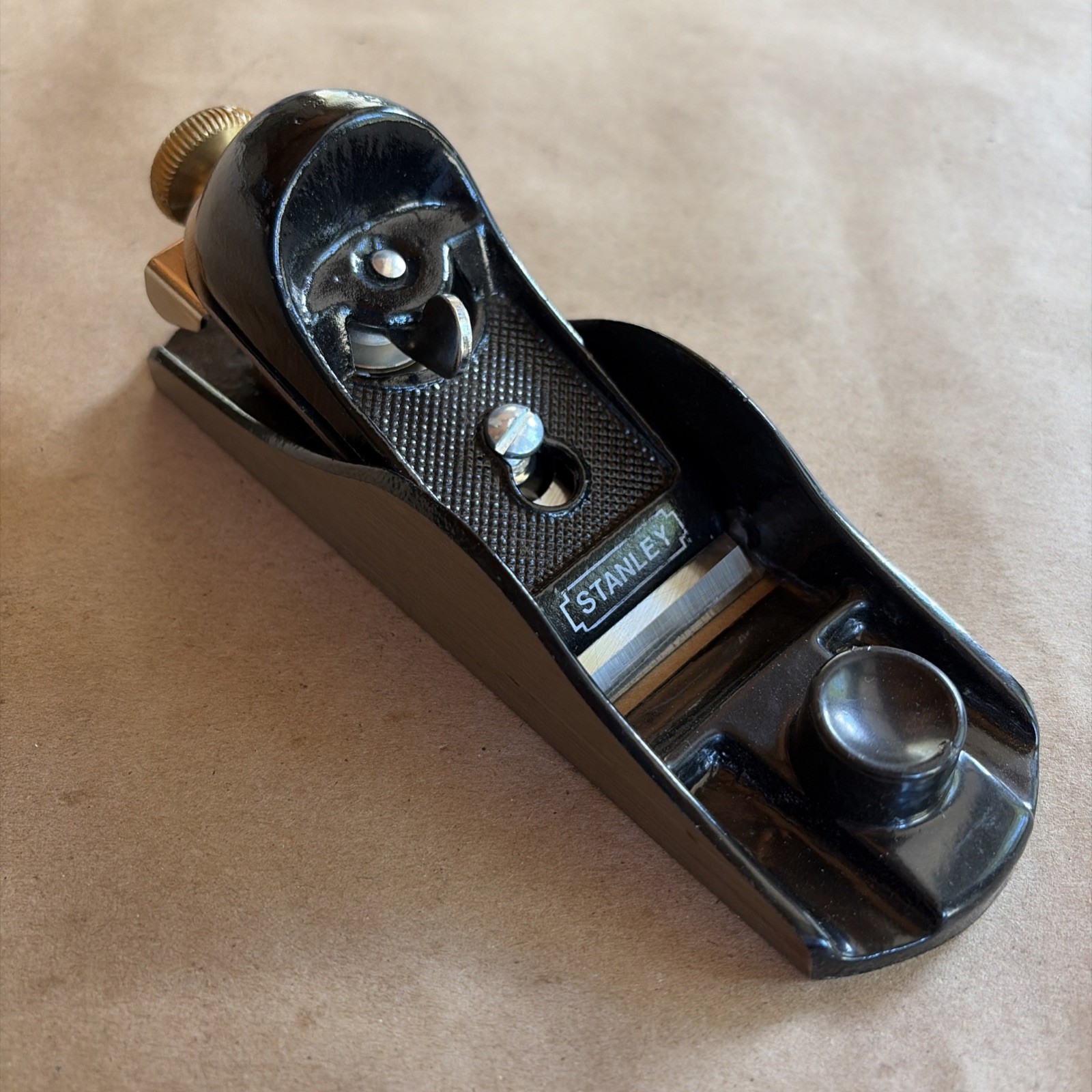 Vintage Stanley Block Plane Made in England - 7-1/8 Vintage Stanley Block Plane Made in England - 7-1/8