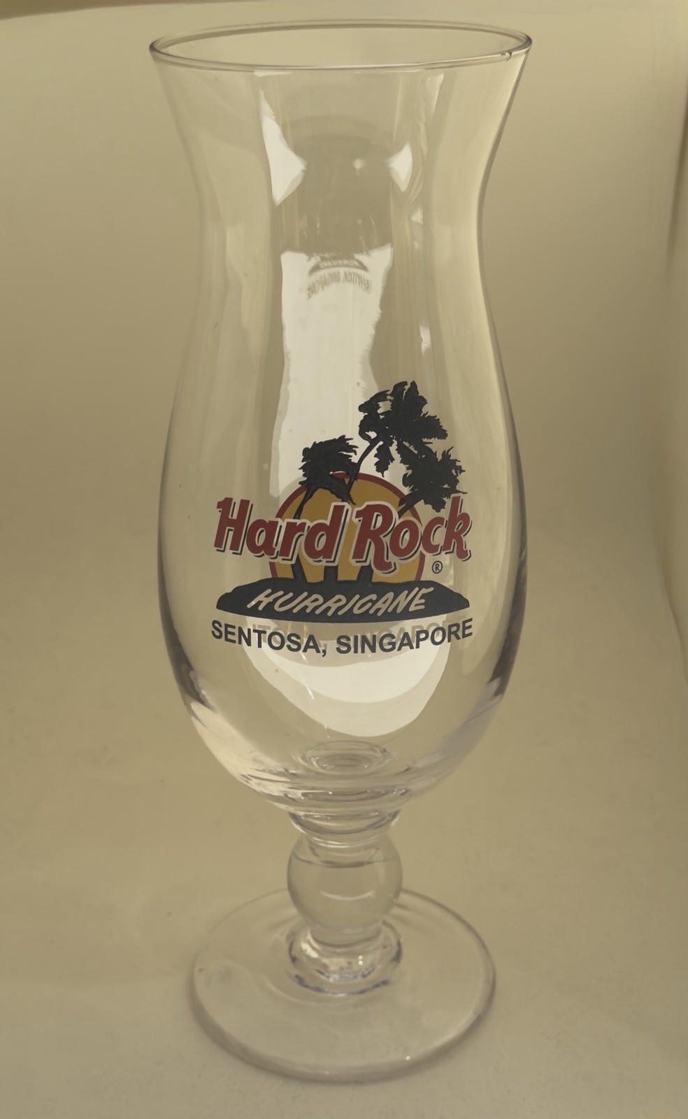 Hard Rock Cafe Sentosa Singapore Hurricane Glass Hurricane Glass Souvenir