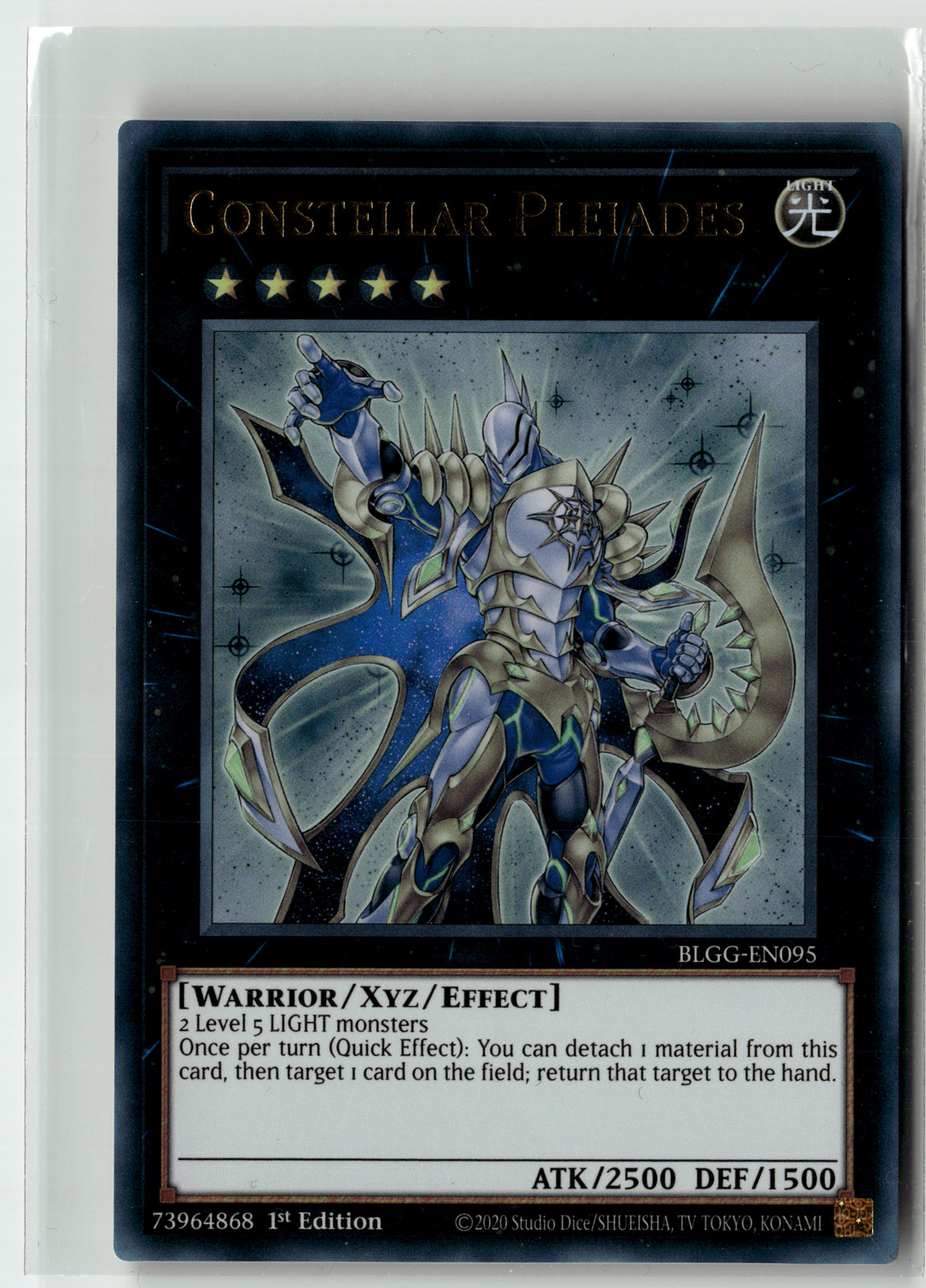 Yu-Gi-Oh Constellar Pleiades Ultra Rare BLGG-EN095 1st Mintage Near Mint
