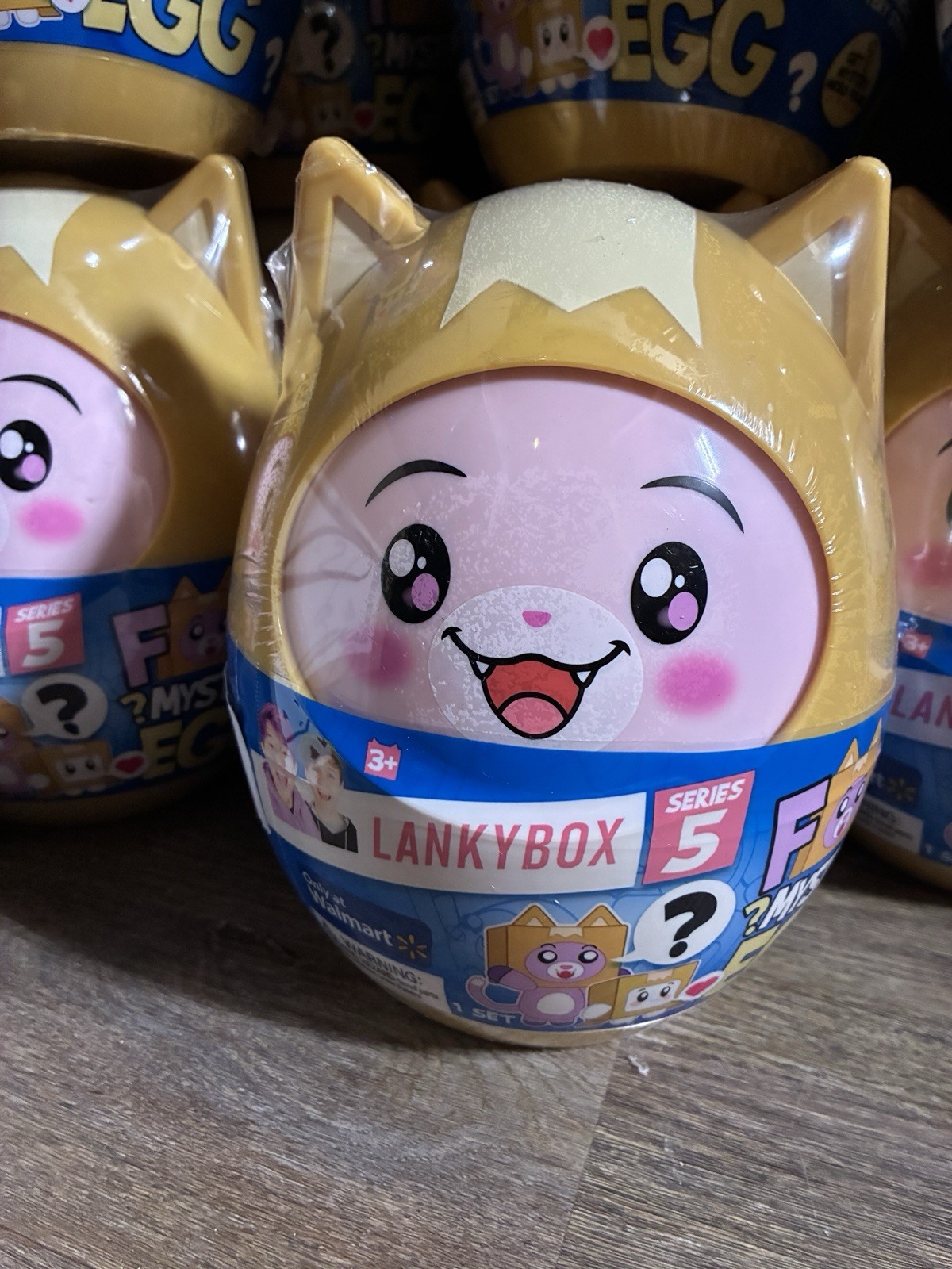 LankyBox Series 5 Foxy Mystery Egg Set w/ Figures Micro Vehicle Stickers