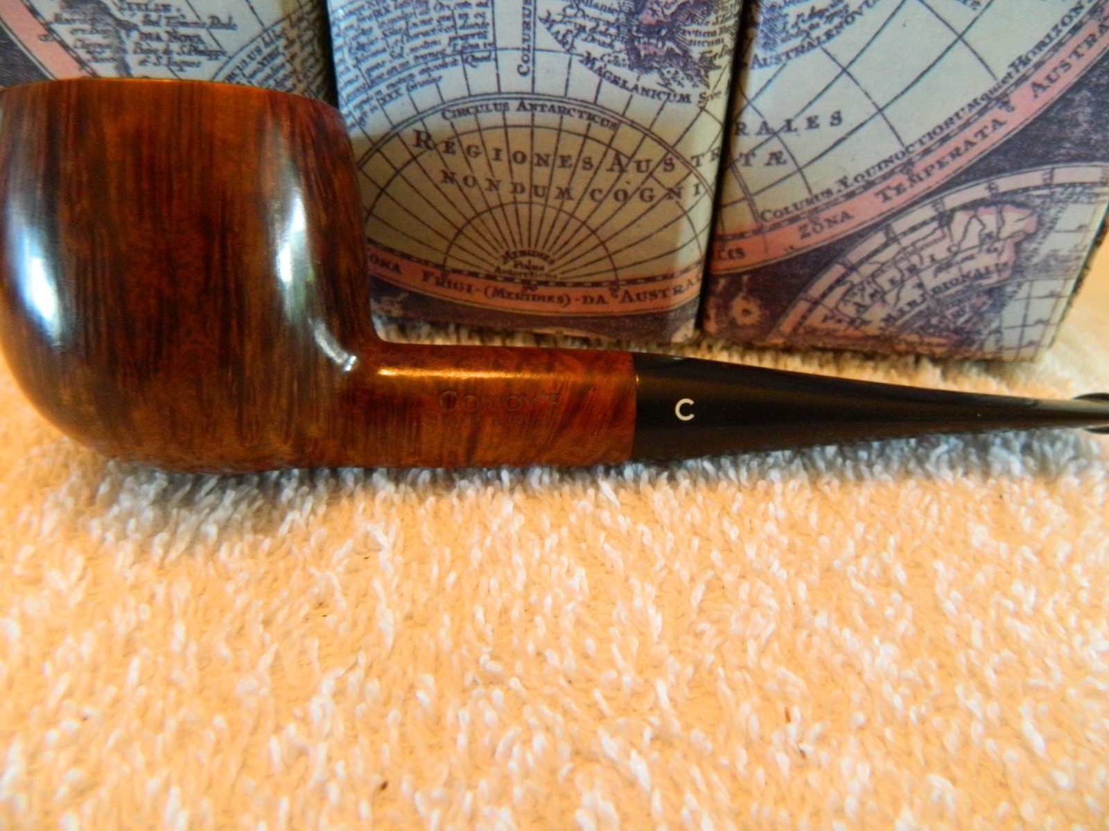 ESTATE PIPE COMOY\'S,BLUE RIBAND ,120,POT, ENGLAND USED ESTATE PIPE COMOY\'S,BLUE RIBAND ,120,POT, ENGLAND USED
