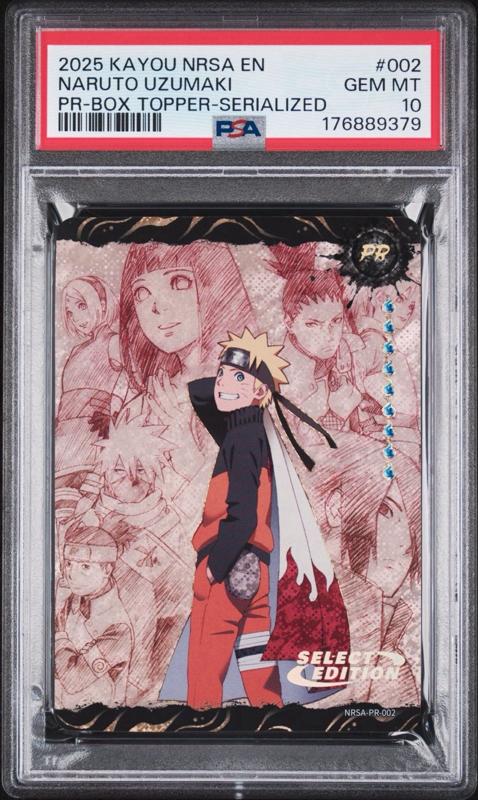2025 US EXCLUSIVE-BOX TOPPER-SERIALIZED #002 NARUTO UZUMAKI 781/999 PSA 10 2025 US EXCLUSIVE-BOX TOPPER-SERIALIZED #002 NARUTO UZUMAKI 781/999 PSA 10