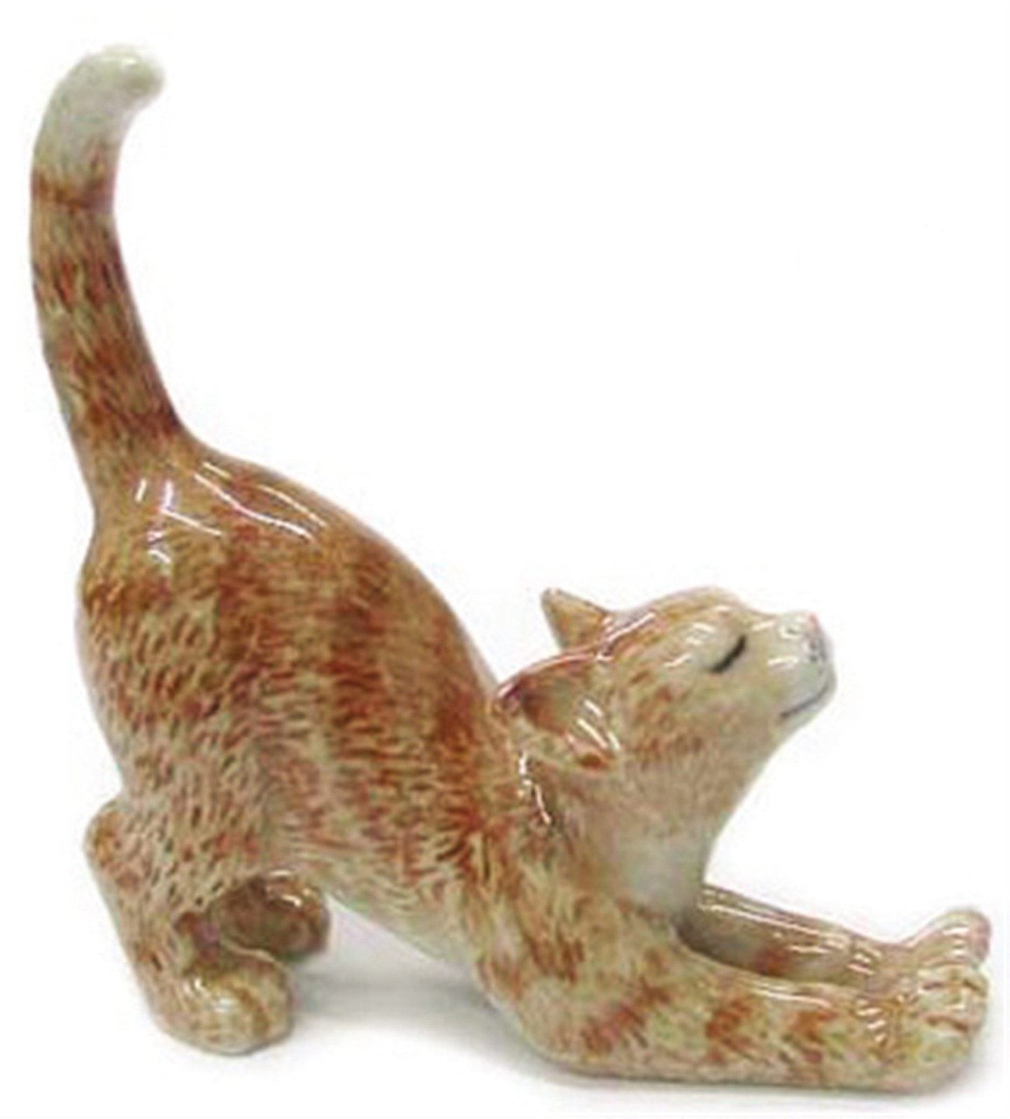 ➸ NORTHERN ROSE Cat Miniature Figurine Orange Tabby Cat Kitten ➸ NORTHERN ROSE Cat Miniature Figurine Orange Tabby Cat Kitten