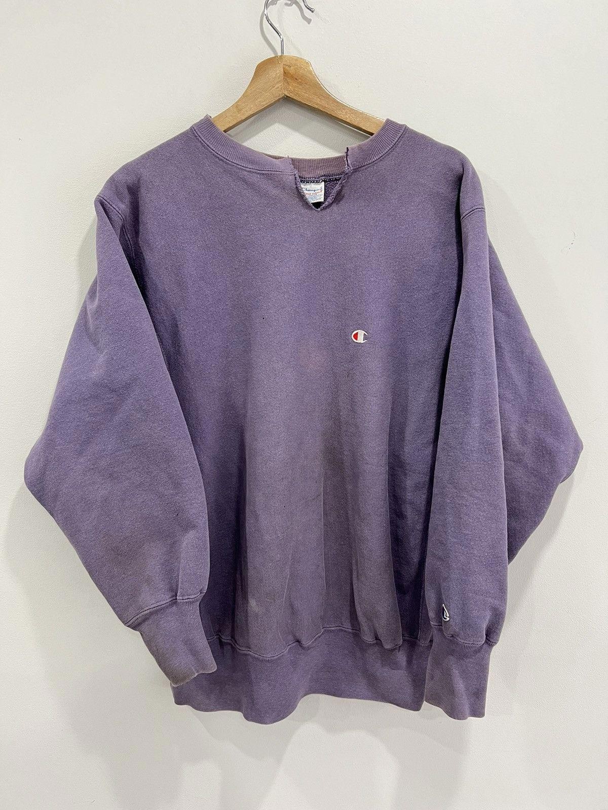 Vintage 90s Champion Reverse Weave Sun Faded Sweater C logo Vintage 90s Champion Reverse Weave Sun Faded Sweater C logo