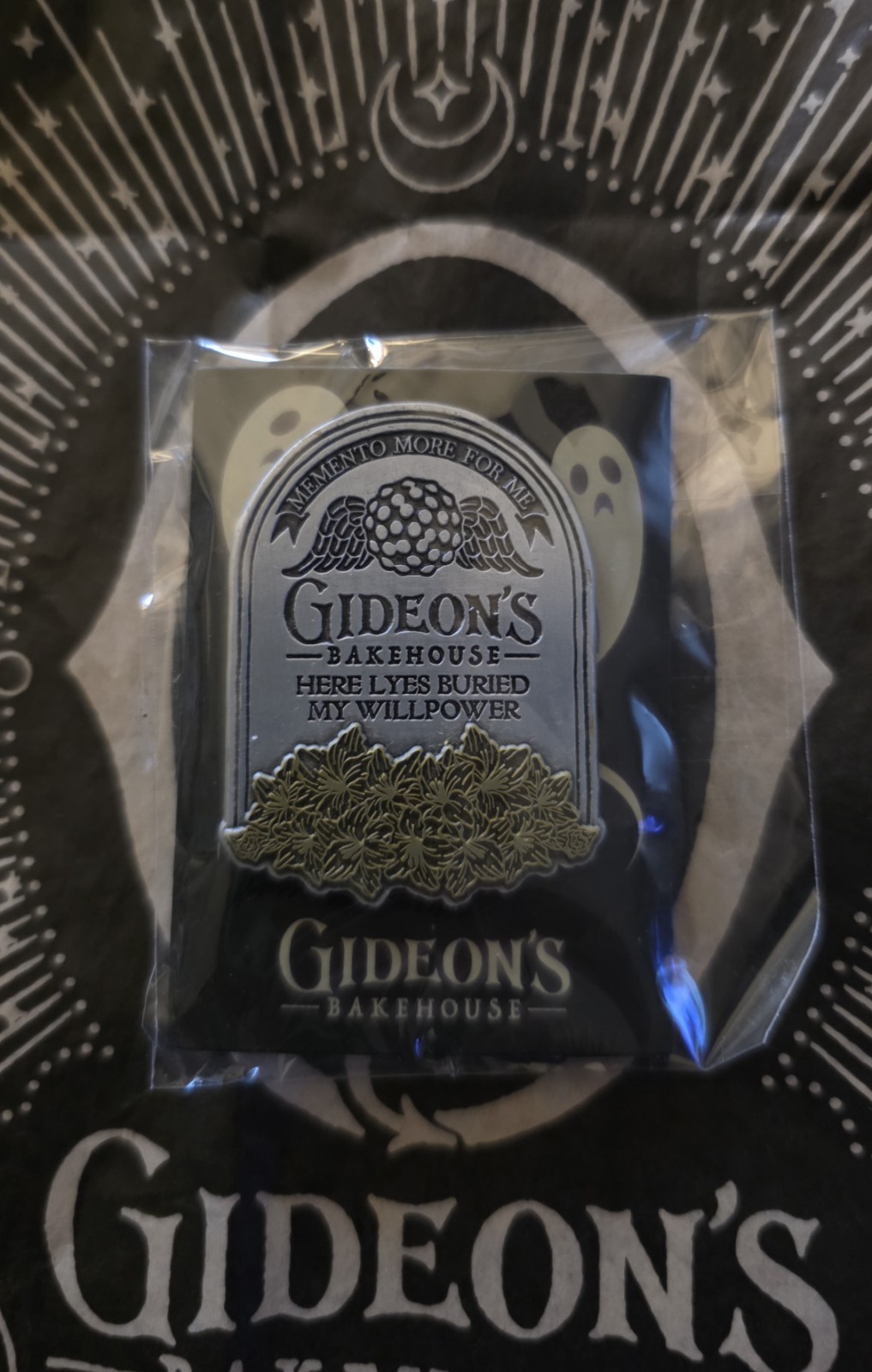 Gideon's Bakehouse - Tombstone Pin