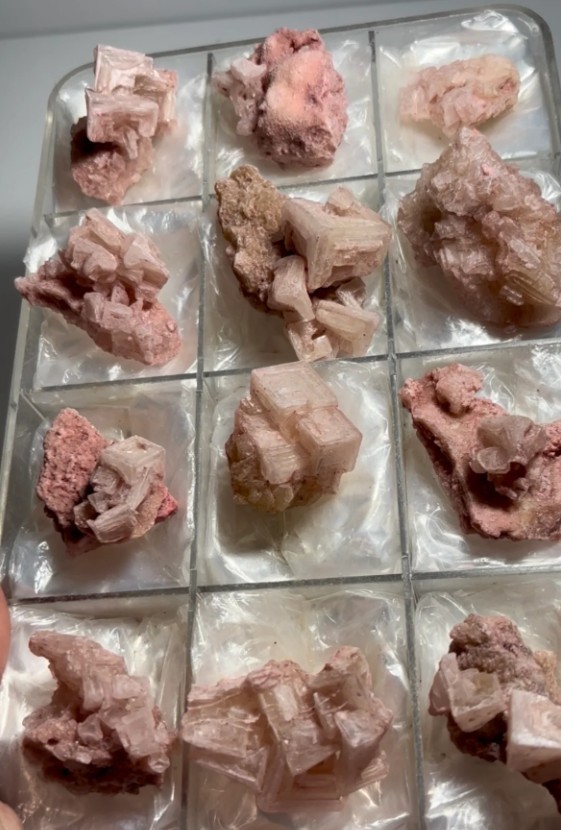 Pink Halite Specimens – 12 Piece Lot