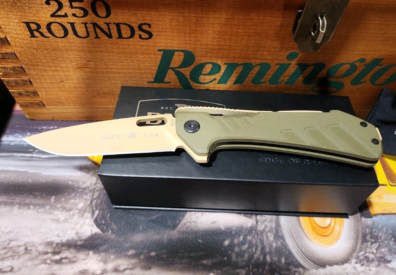 NIB Buck Knives 840 Marksman Botm June 2022 500 Made NIB Buck Knives 840 Marksman Botm June 2022 500 Made