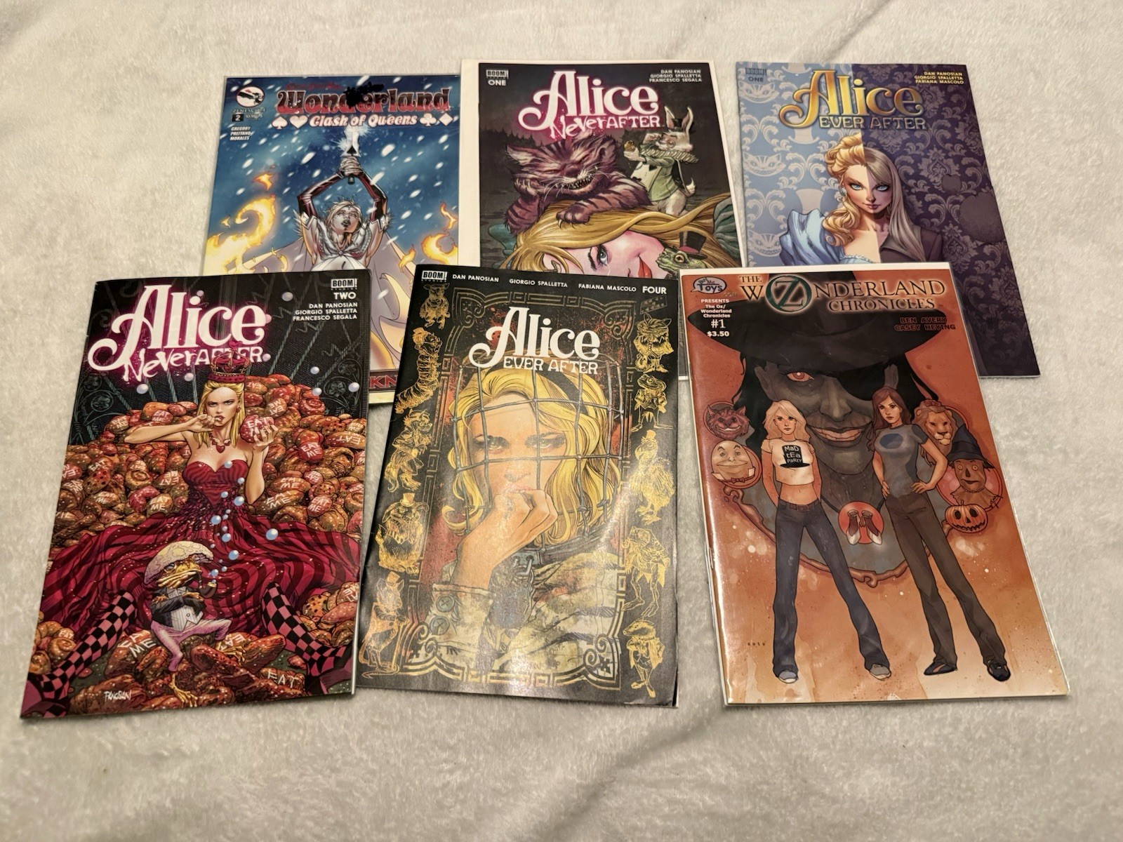 Alice Never After Lot/ Alice Eve After/ Wonderland/ Oz 7 Comic Lot. See pics Alice Never After Lot/ Alice Eve After/ Wonderland/ Oz 7 Comic Lot. See pics