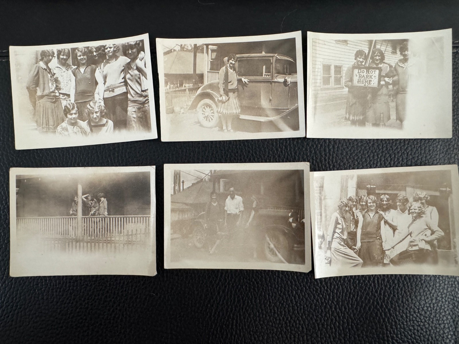 Lot 6 Antique Snapshot Photos Early Cars Porch Women Research History 1920s Lot 6 Antique Snapshot Photos Early Cars Porch Women Research History 1920s