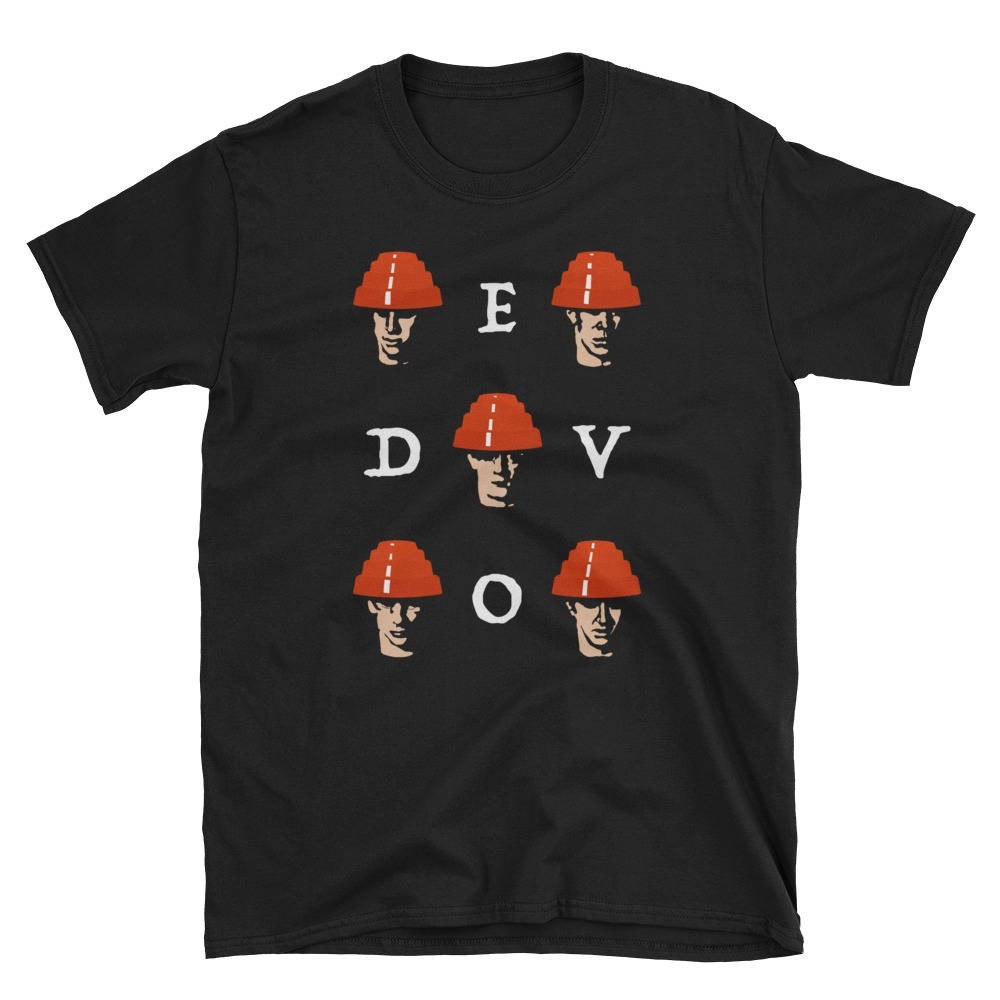 Vintage 90s Vintage Devo Concert Tour Black Men S-234XL T-shirt
