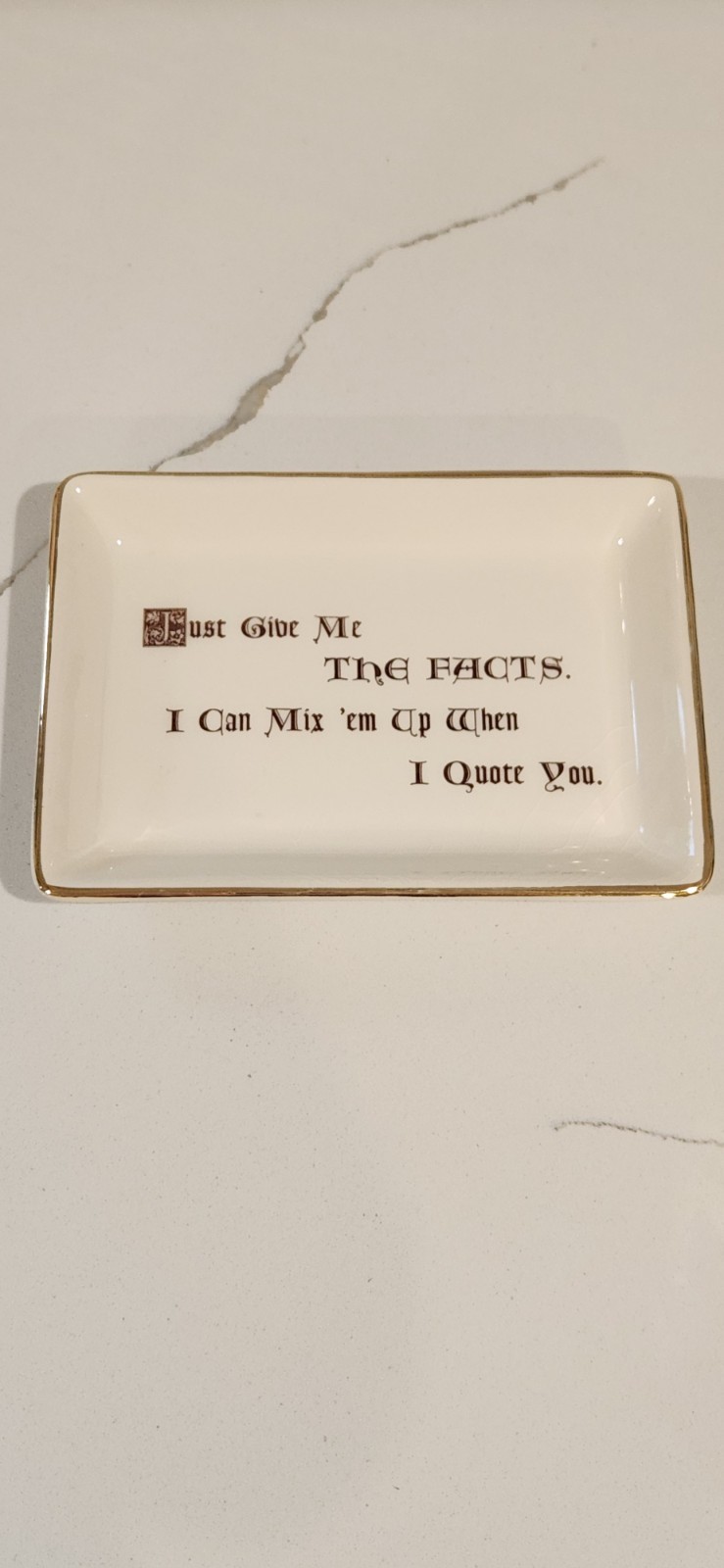 VTG 1960 Delano Studios Humorous Parody Porcelain Tray \ VTG 1960 Delano Studios Humorous Parody Porcelain Tray \