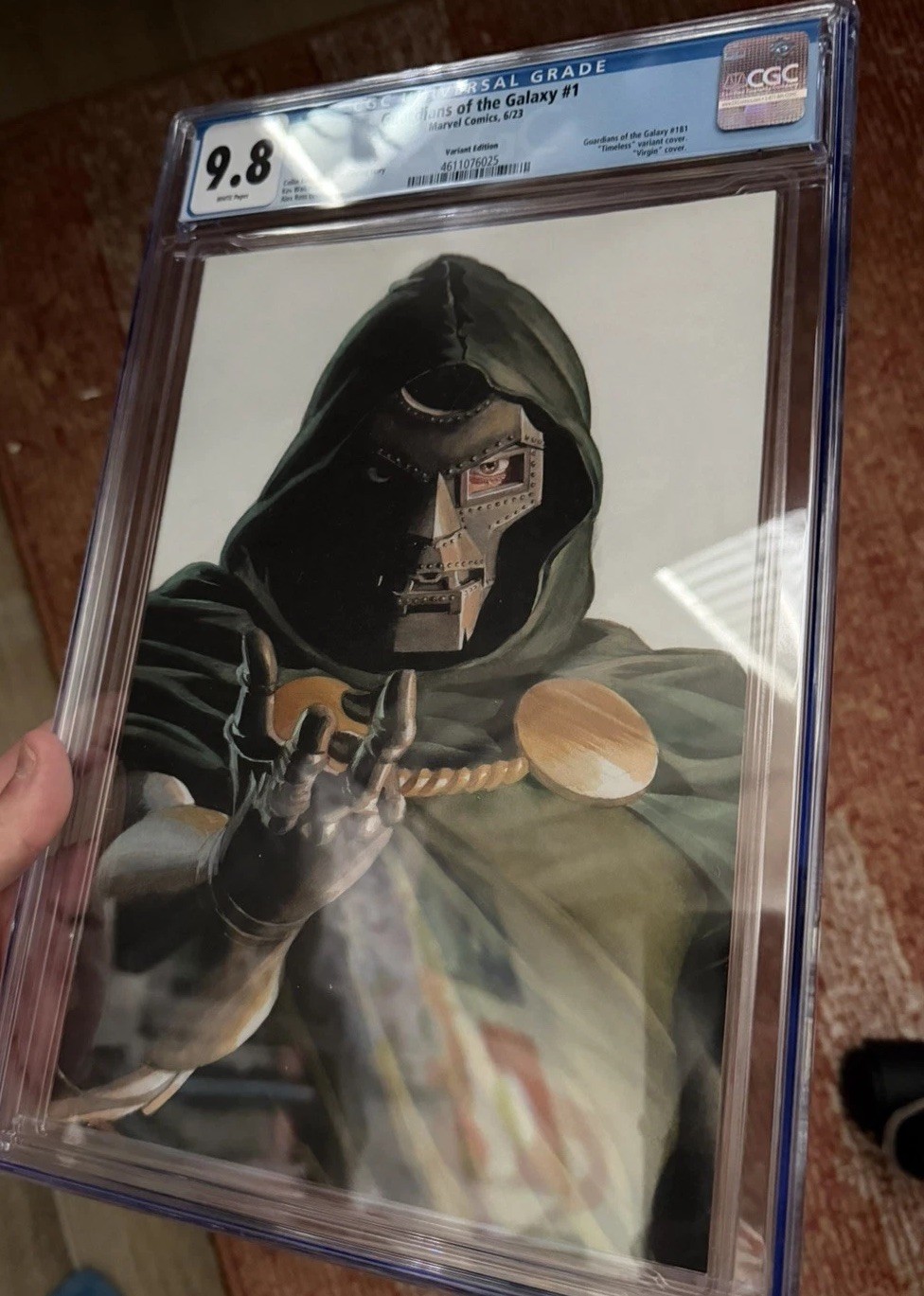 Guardians of the Galaxy #1 Alex Ross Timeless Dr. Doom Variant CGC 9.8 Guardians of the Galaxy #1 Alex Ross Timeless Dr. Doom Variant CGC 9.8