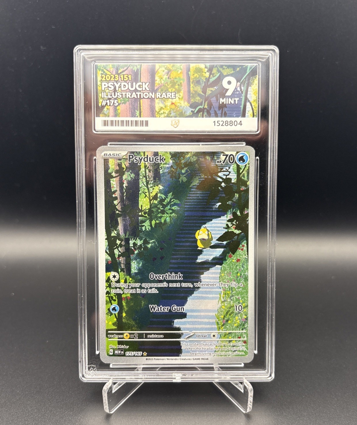 Pokemon - Psyduck 151 - Illustration Rare - 175/165 - English - ACE 9 - NM