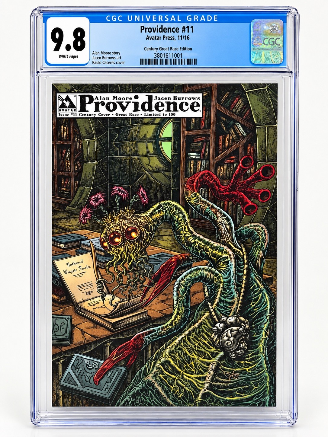 Providence #11 CGC 9.8 Century Great Race Edition Limited 100 Alan Moore Avatar Providence #11 CGC 9.8 Century Great Race Edition Limited 100 Alan Moore Avatar