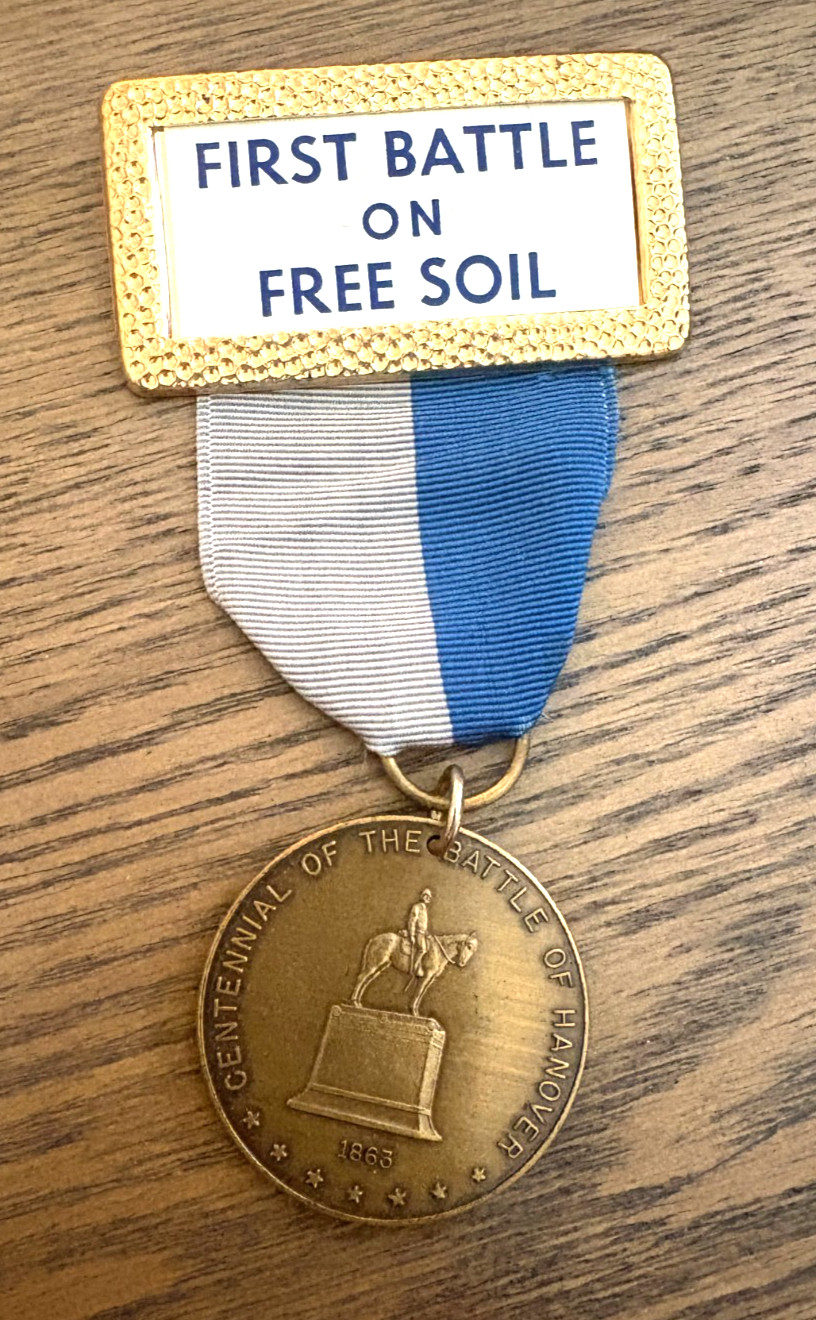 Participant Medal Reenactment Battle of Hanover June 30 1863 Battle on Free Soil