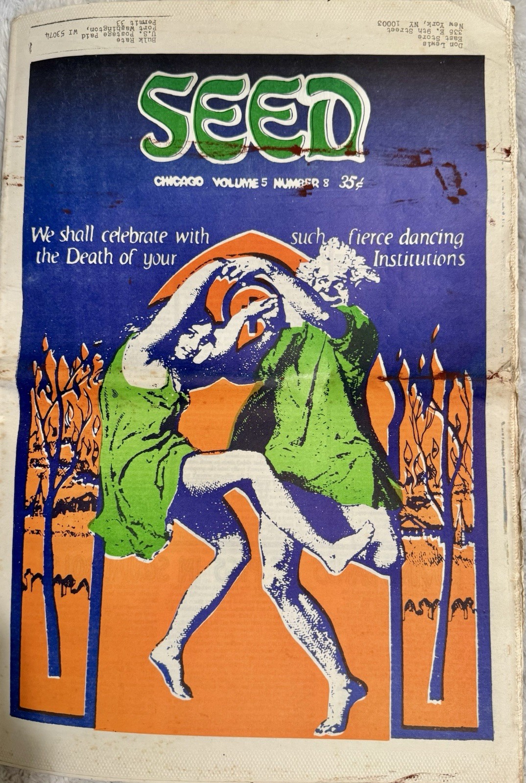 THE CHICAGO SEED — VOL. 5, NO. 8 — 1970 THE CHICAGO SEED — VOL. 5, NO. 8 — 1970