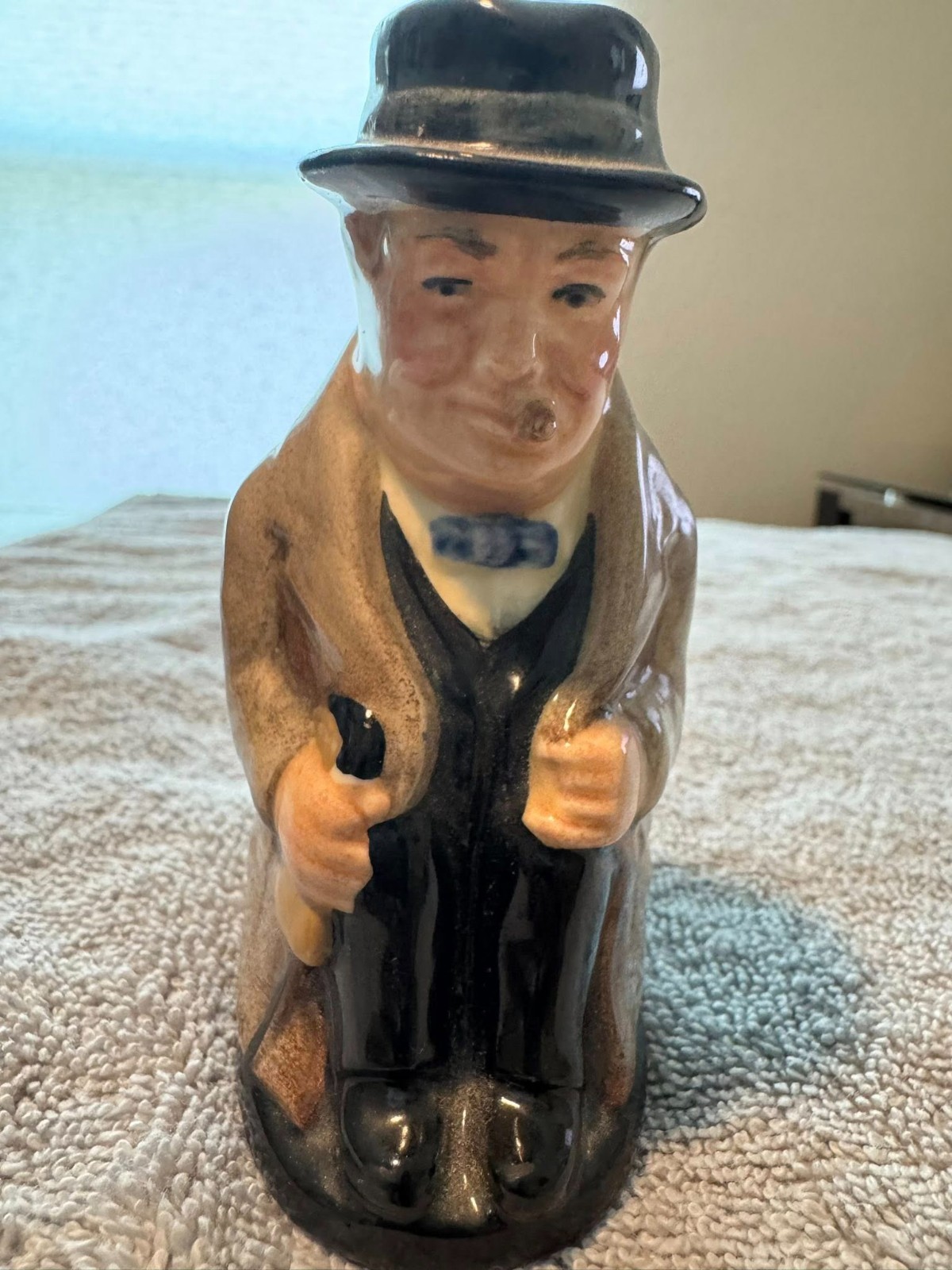 Royal Doulton Winston Churchill Toby Jug D6171 Vintage Miniature 4\ Royal Doulton Winston Churchill Toby Jug D6171 Vintage Miniature 4\