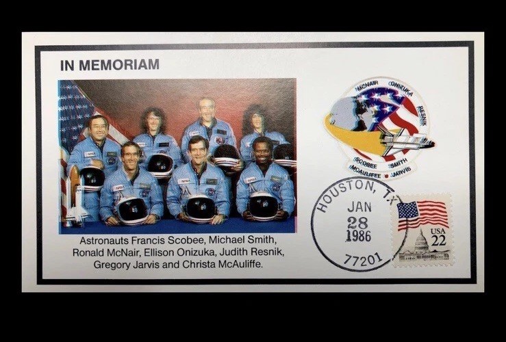 Space Memorabilia NASA 1986 Houston Challenger Space Memorabilia NASA 1986 Houston Challenger