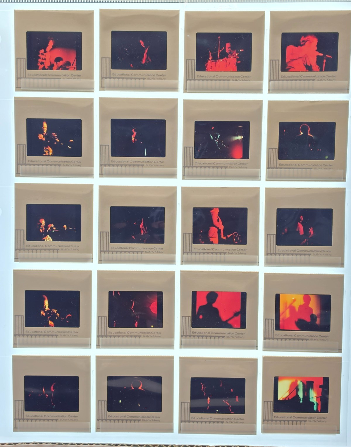 Vintage 1971 Miles Davis Concert 35mm Photo Slides Lot 20 SUNY Albany Jazz Rare