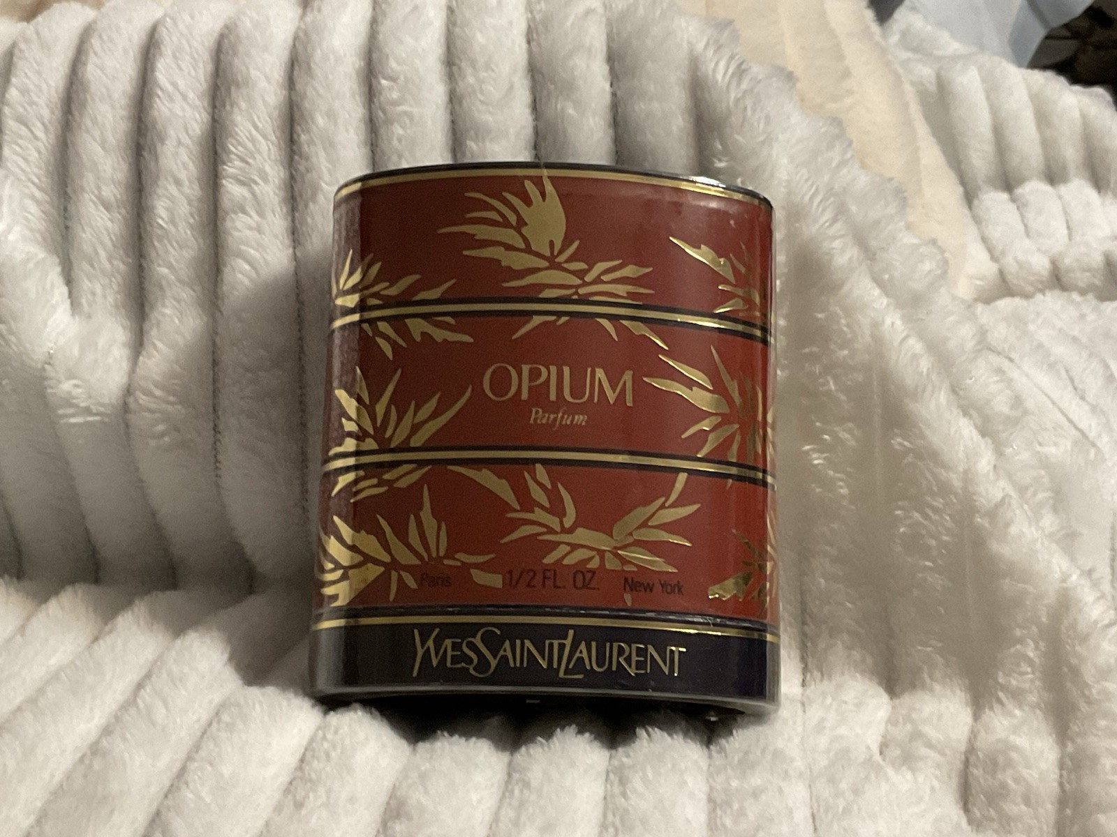 Vintage YSL Opium Pure Parfum Extrait 1/2 Oz 15ml SEALED Pre-Barcode Vintage YSL Opium Pure Parfum Extrait 1/2 Oz 15ml SEALED Pre-Barcode