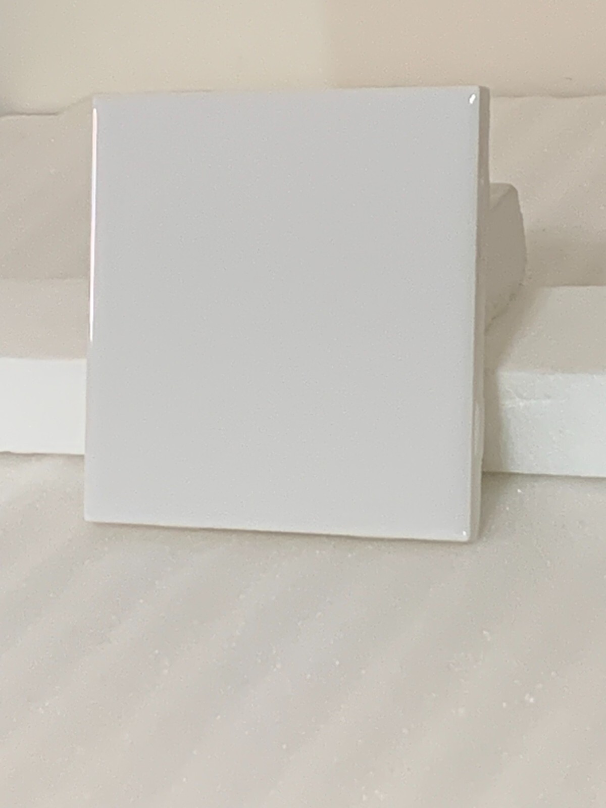 Vintage New Ceramic Daltile Kohler #K101 White  4 1/4