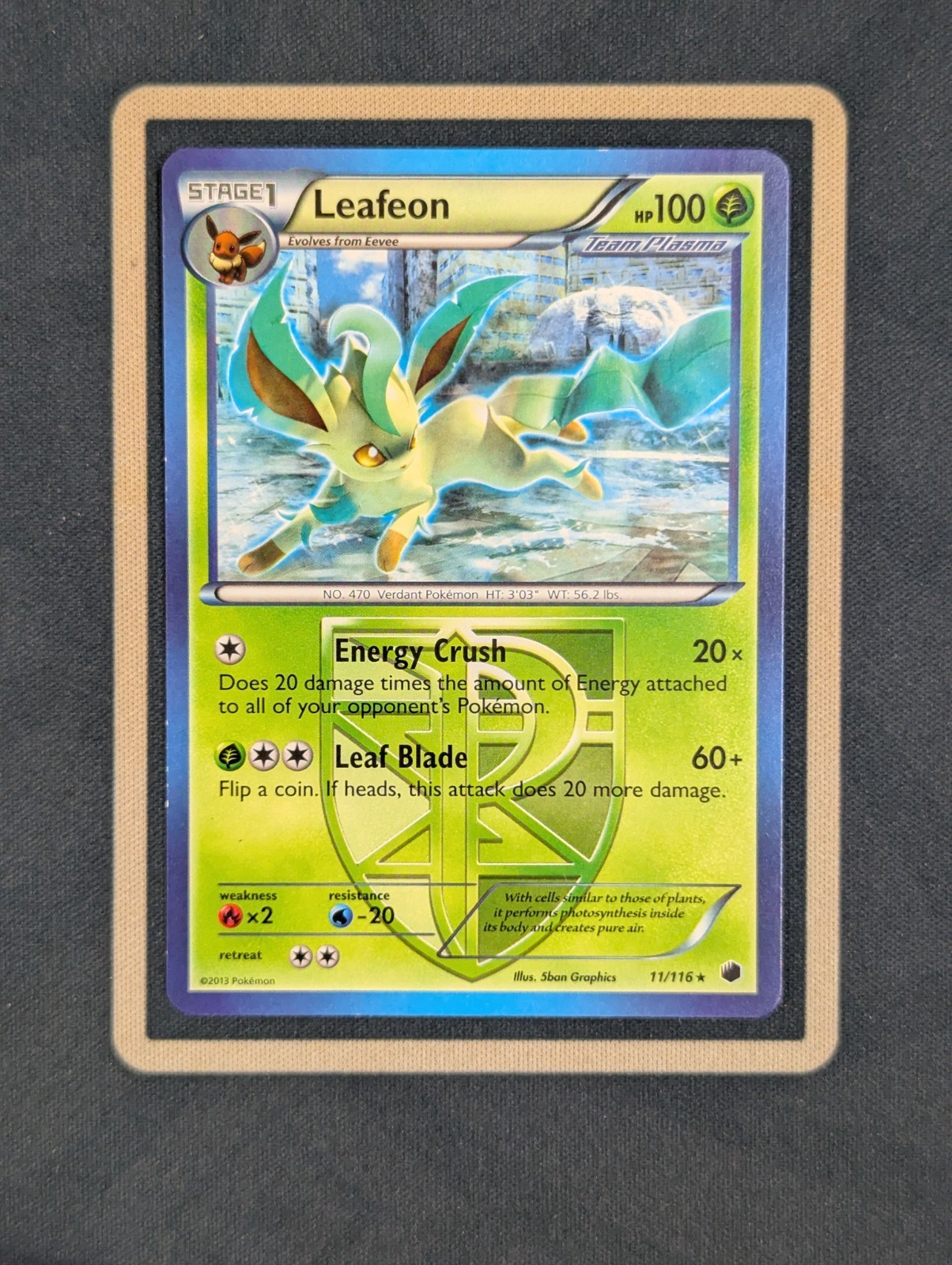 Pokemon TCG - Leafeon - 11/116 - Plasma Freeze 