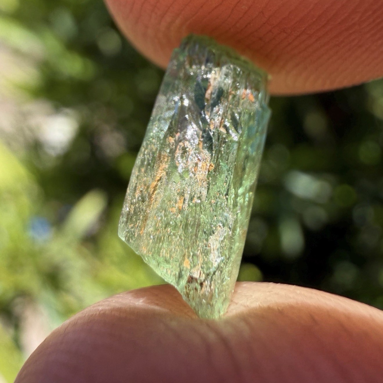 Hiddenite from North Carolina, Extremely Rare, Authentic Hiddenite, 0.45g/2.25ct Hiddenite from North Carolina, Extremely Rare, Authentic Hiddenite, 0.45g/2.25ct