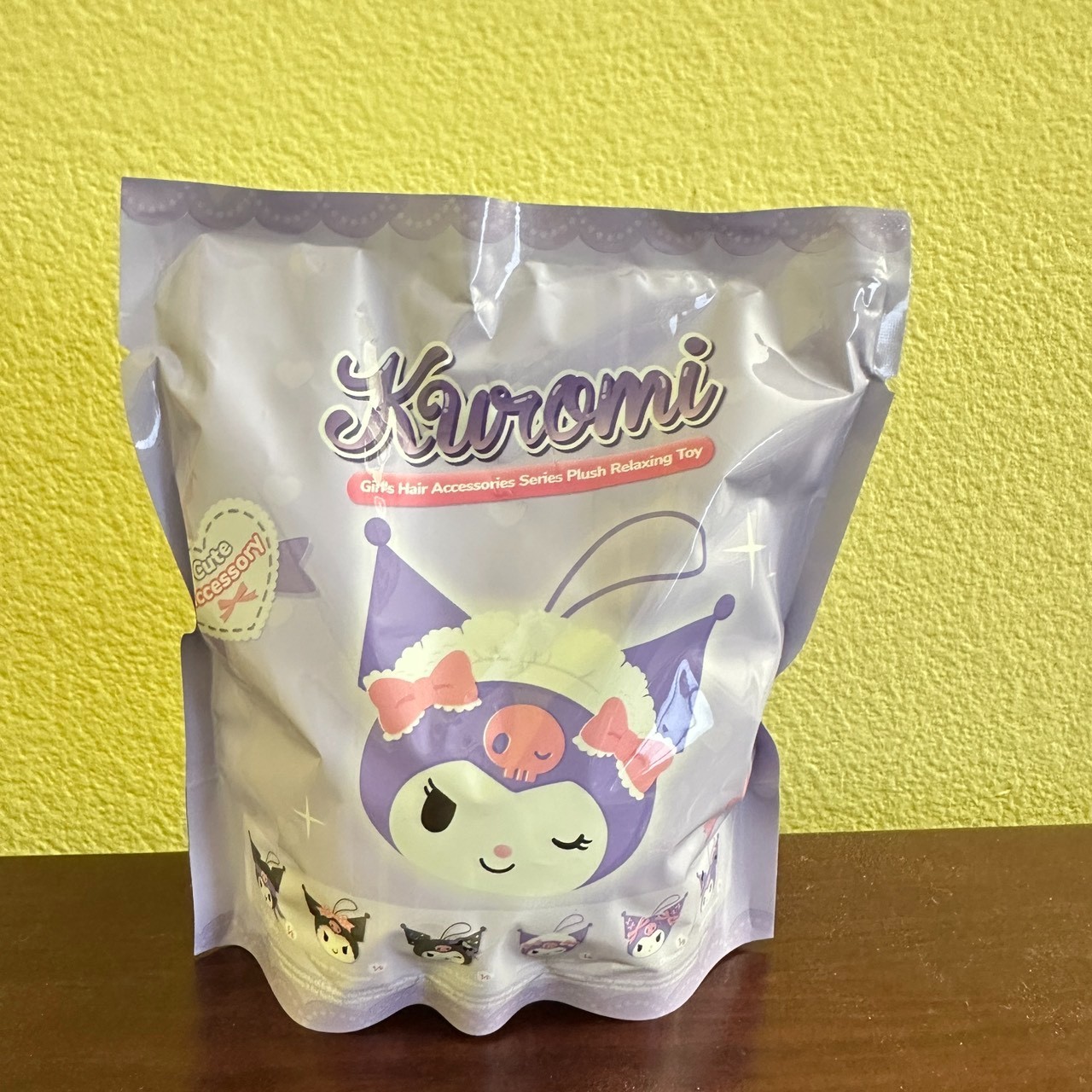 Sanrio Kuromi Girls Hair Accessories Series Plush Relaxing Toy Blind Bag Sanrio Kuromi Girls Hair Accessories Series Plush Relaxing Toy Blind Bag