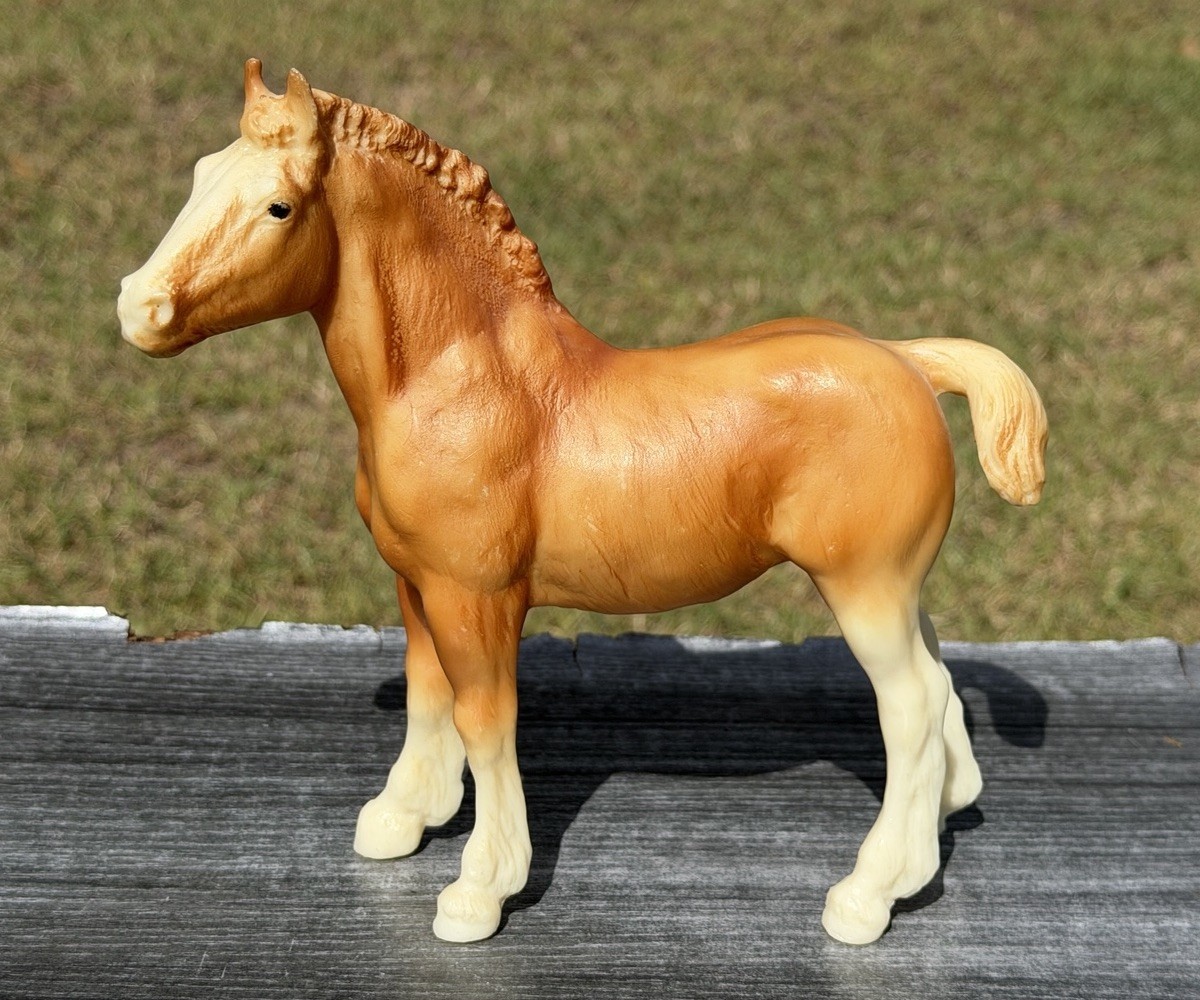 Breyer Clydesdale Foal CULL UNFINISHED TEST 