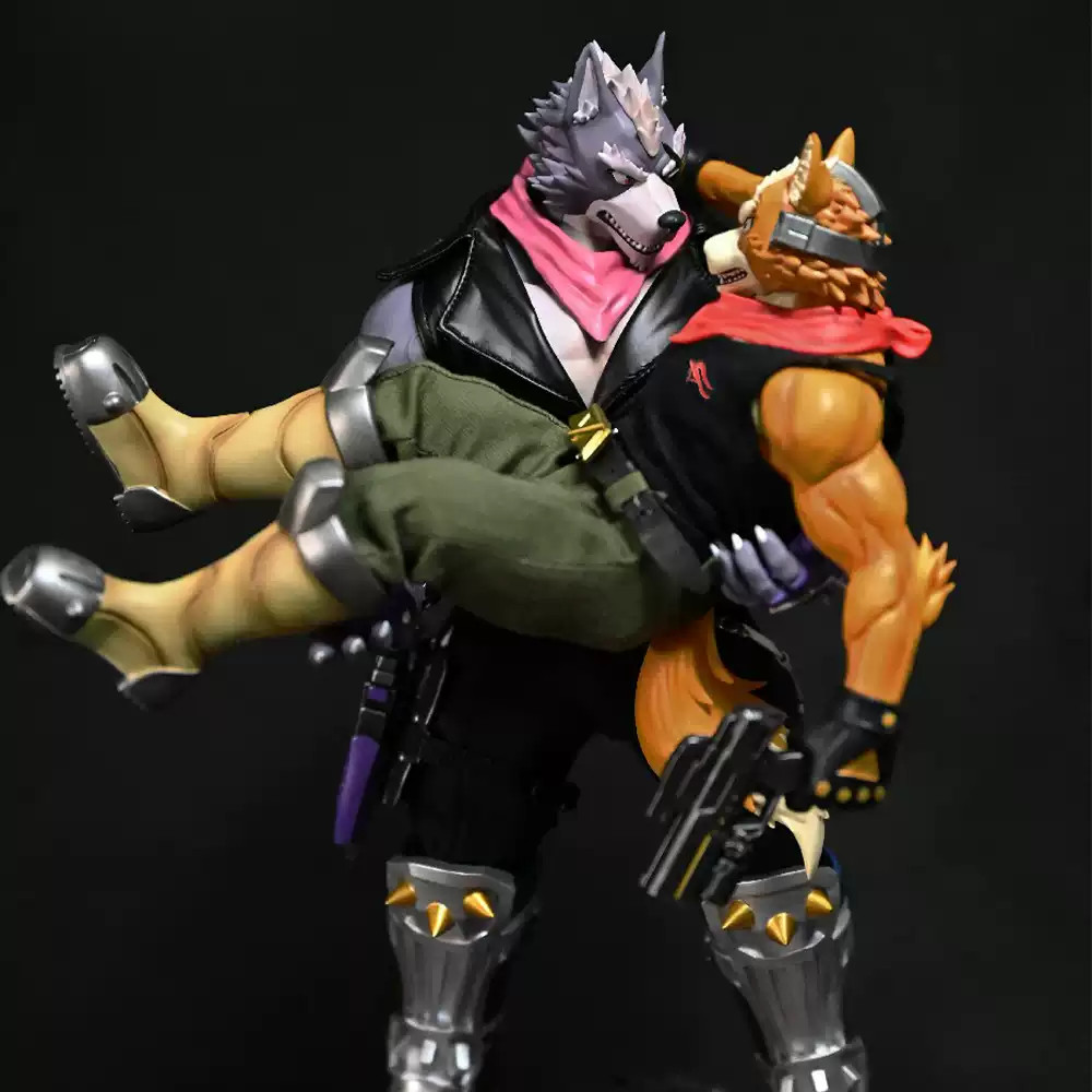 SHIBADON Studio 1/6 Wolf Resin Statue FOX Model H32.5cm NEW IN STOCK Limited