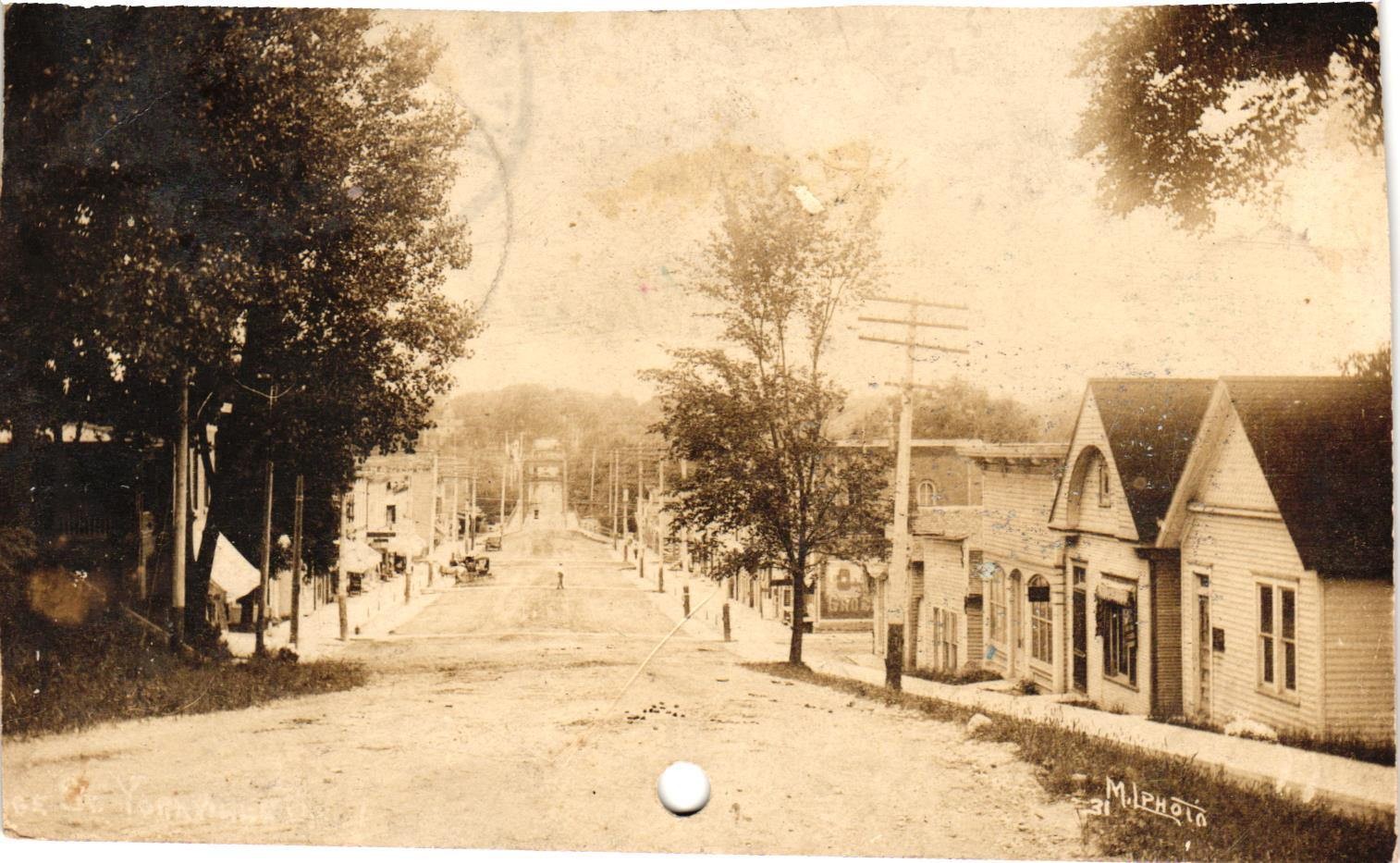 RPPC Main Street Town View MO Postcard C.R. Childs 1913 RPPC Main Street Town View MO Postcard C.R. Childs 1913