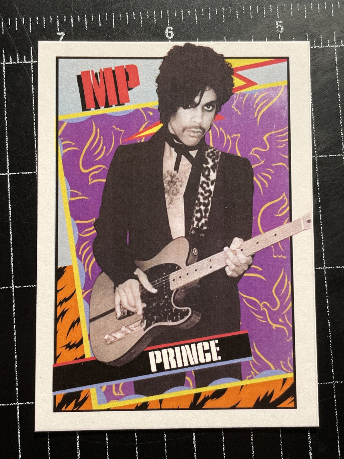 Prince Musician Custom 90s Style Trading Card By MPRINTS Prince Musician Custom 90s Style Trading Card By MPRINTS