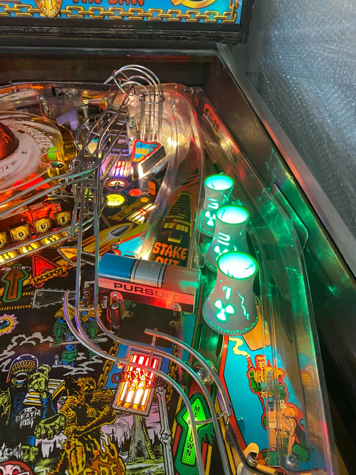 Judge Dredd Pinball Cooling Towers mod *NO IMPORT TAX FOR US BUYERS* Judge Dredd Pinball Cooling Towers mod *NO IMPORT TAX FOR US BUYERS*