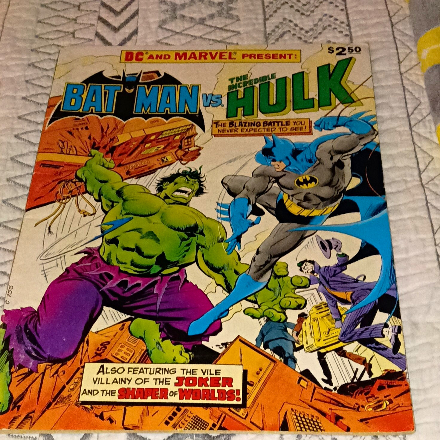 Batman vs. The Incredible Hulk Collector's Edition #1 1981 Bronze Age Joker Batman vs. The Incredible Hulk Collector's Edition #1 1981 Bronze Age Joker