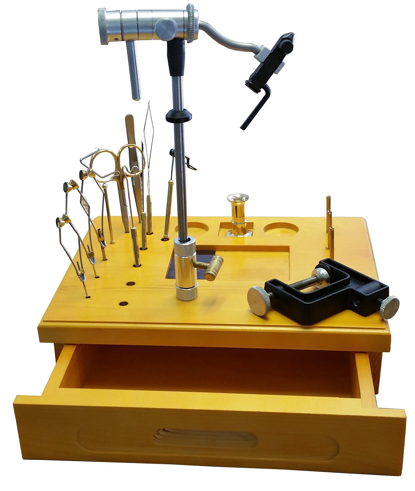 Wooden Fly Tying Kit Ez Vise (Z791B) Wooden Fly Tying Kit Ez Vise (Z791B)