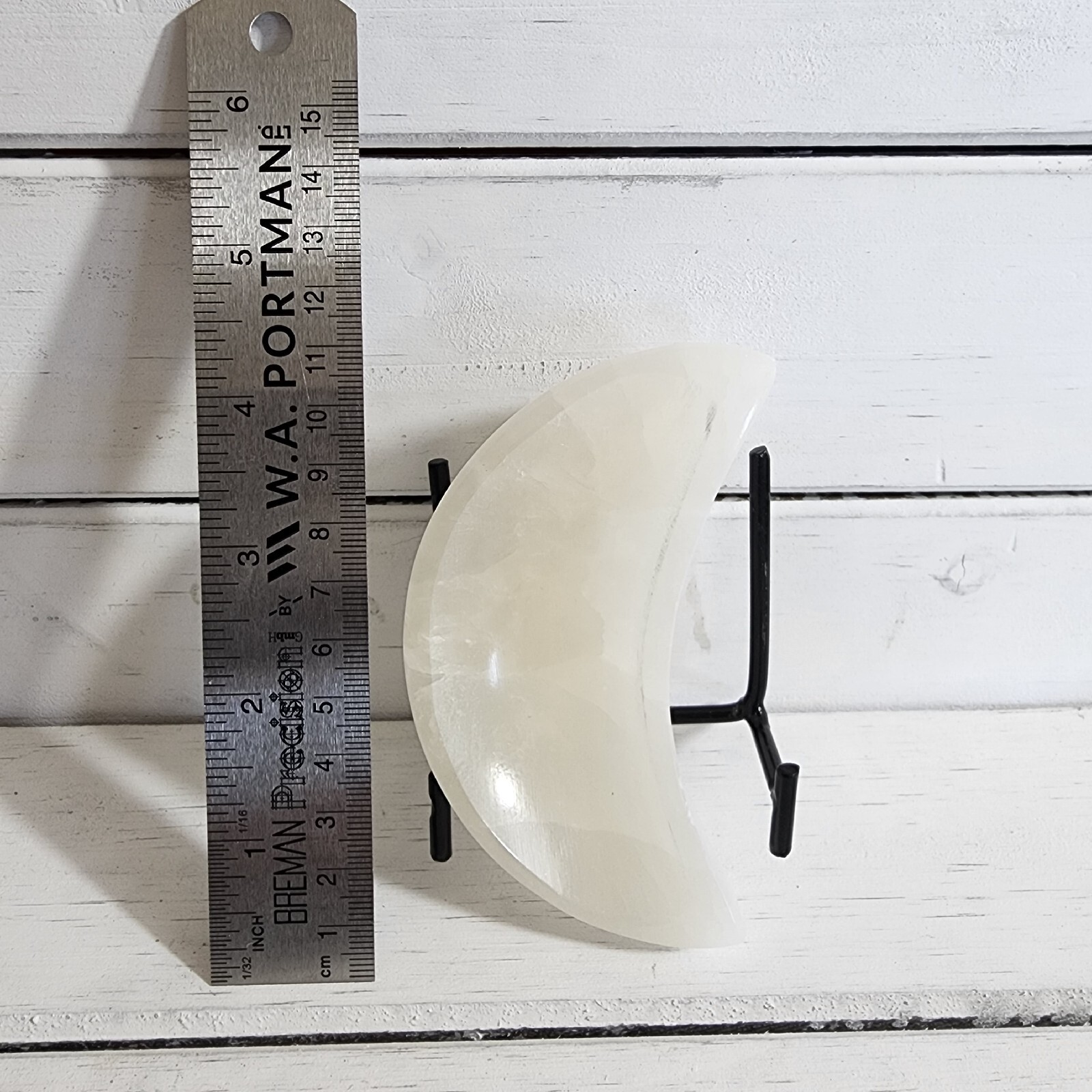 KCGS 10cm Selenite Crystal Crescent Moon Dish Charging Energy Bowl MOROCCO KCGS 10cm Selenite Crystal Crescent Moon Dish Charging Energy Bowl MOROCCO