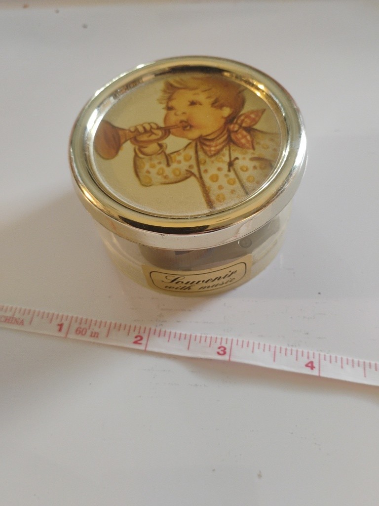 Vintage Edelweiss Swiss Movement Wind Up Music Box . Made In West German.