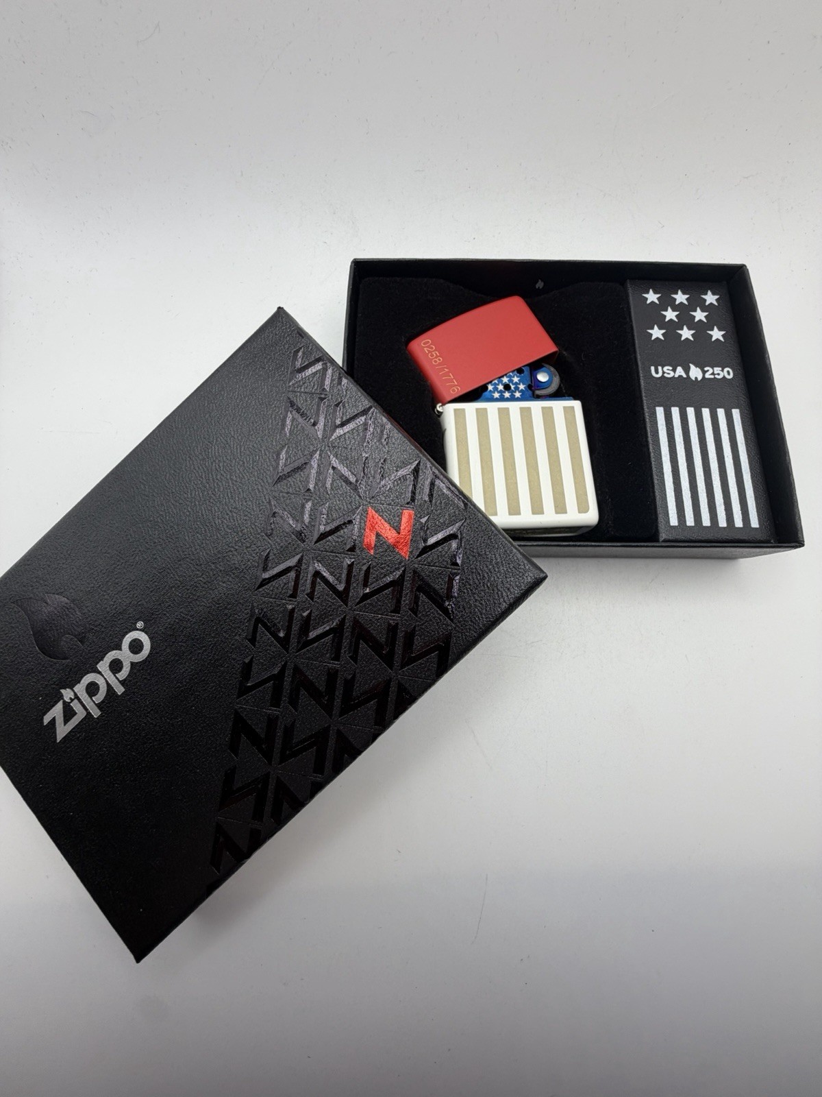 Limited Edition 250 Anniversary Zippo Lighter Collectible Only 1776 USA ***READ Limited Edition 250 Anniversary Zippo Lighter Collectible Only 1776 USA ***READ
