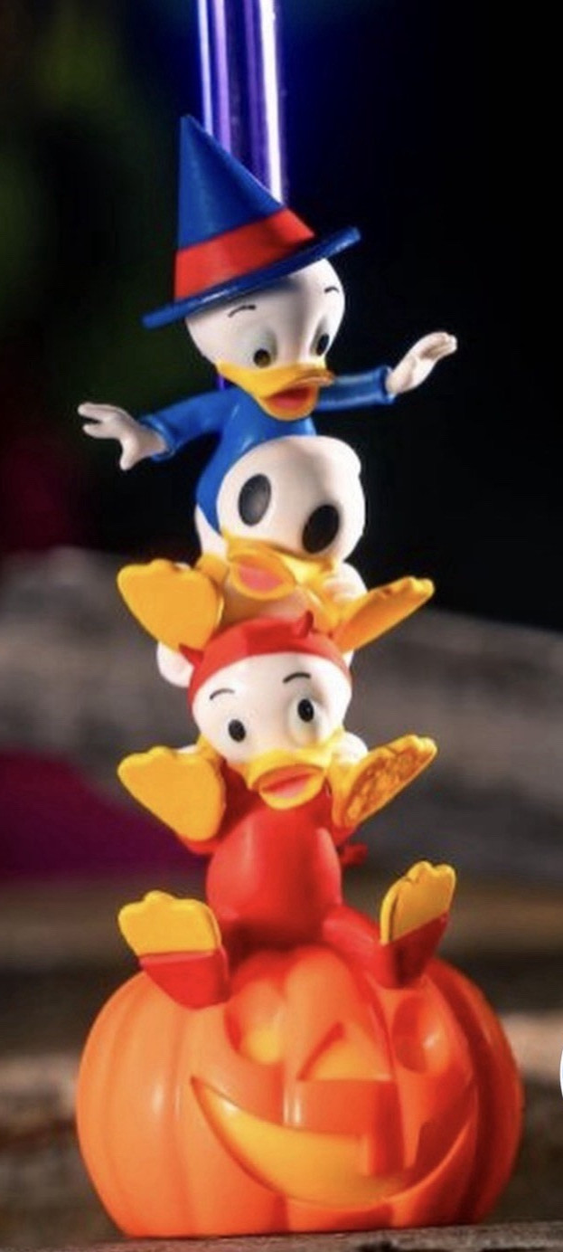 Disney Parks 2026 Little Monsters Huey Dewey & Louie Halloween Bottle Topper