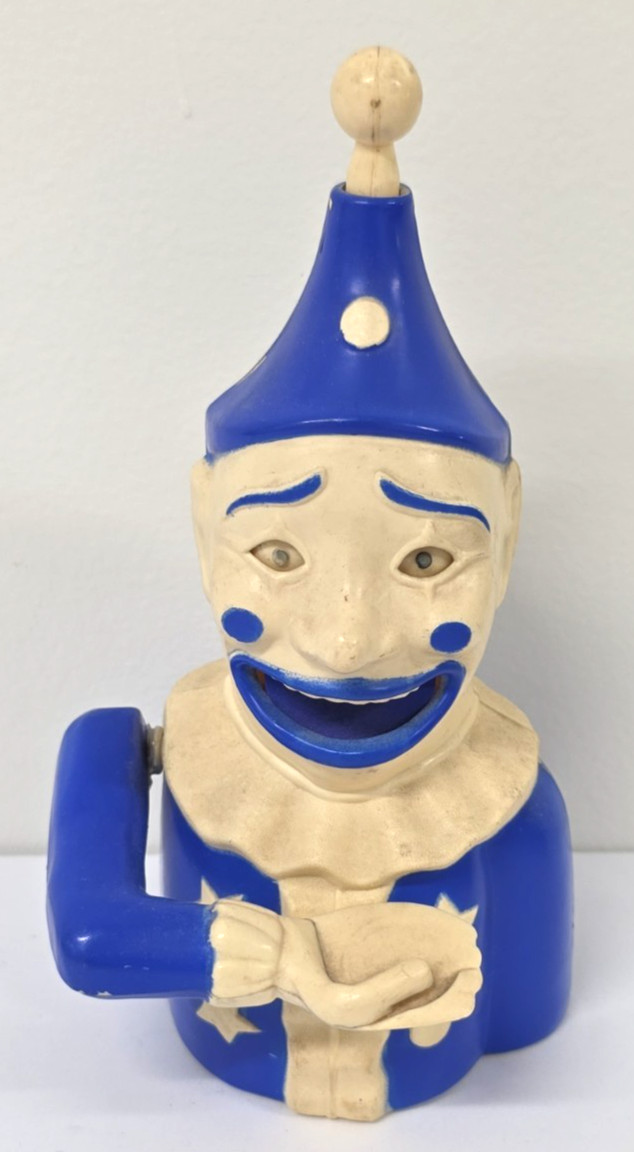 Vintage 1950s SAV-O the Clown Action Bank Allison Park Savings Bank, PA Blue