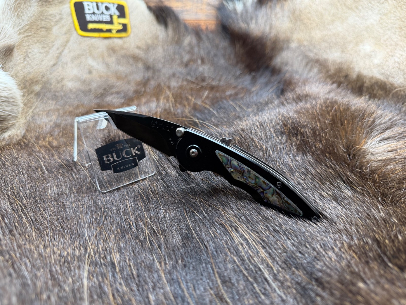 Buck Rush  291 Limited Edition Paua Handles Knife Only 30 Mint Box Rare SN# 283