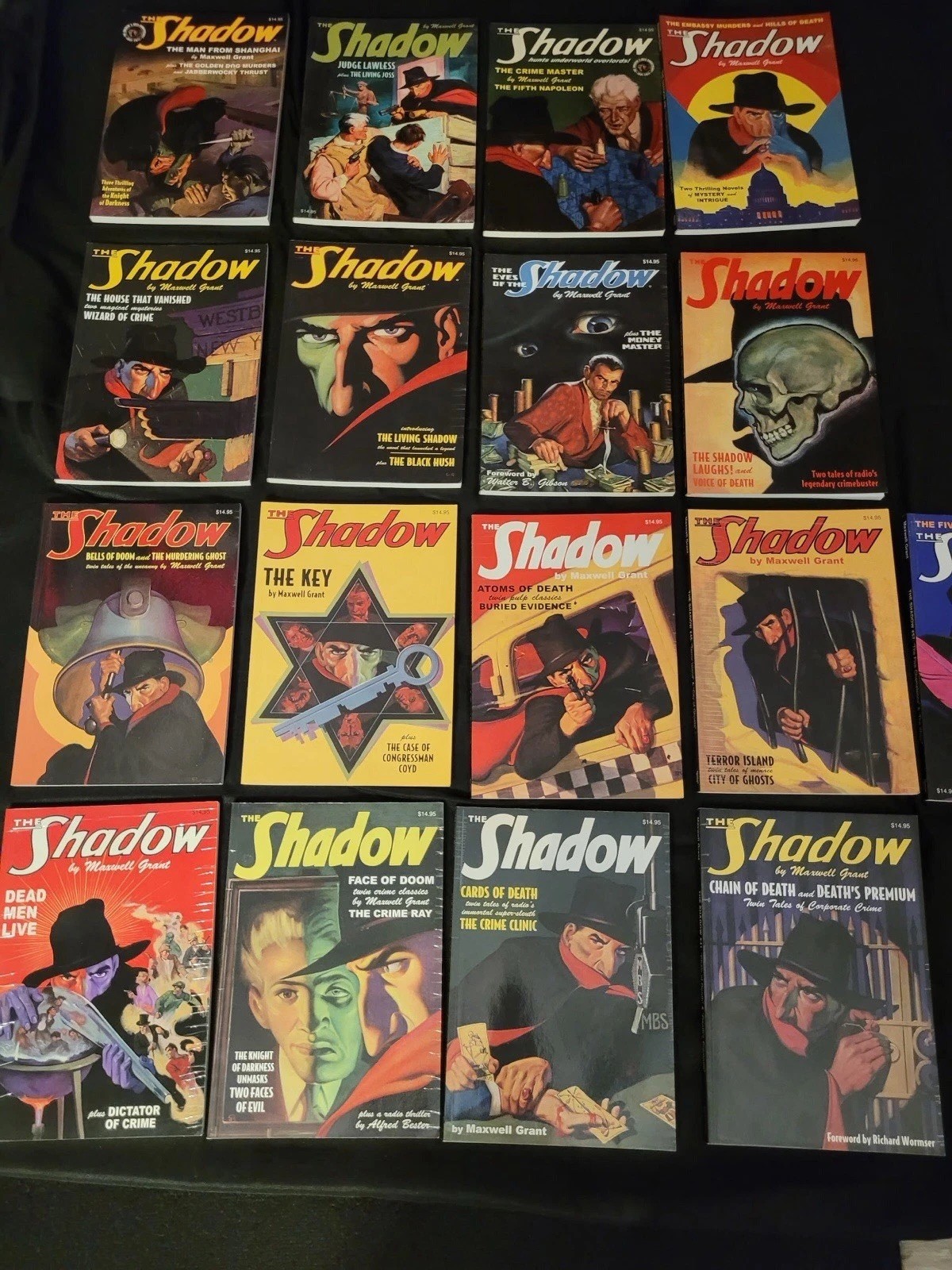 The Shadow Lot #38-52, 56 & 57 Paperback, Maxwell Grant, Sanctum Books (Color) The Shadow Lot #38-52, 56 & 57 Paperback, Maxwell Grant, Sanctum Books (Color)