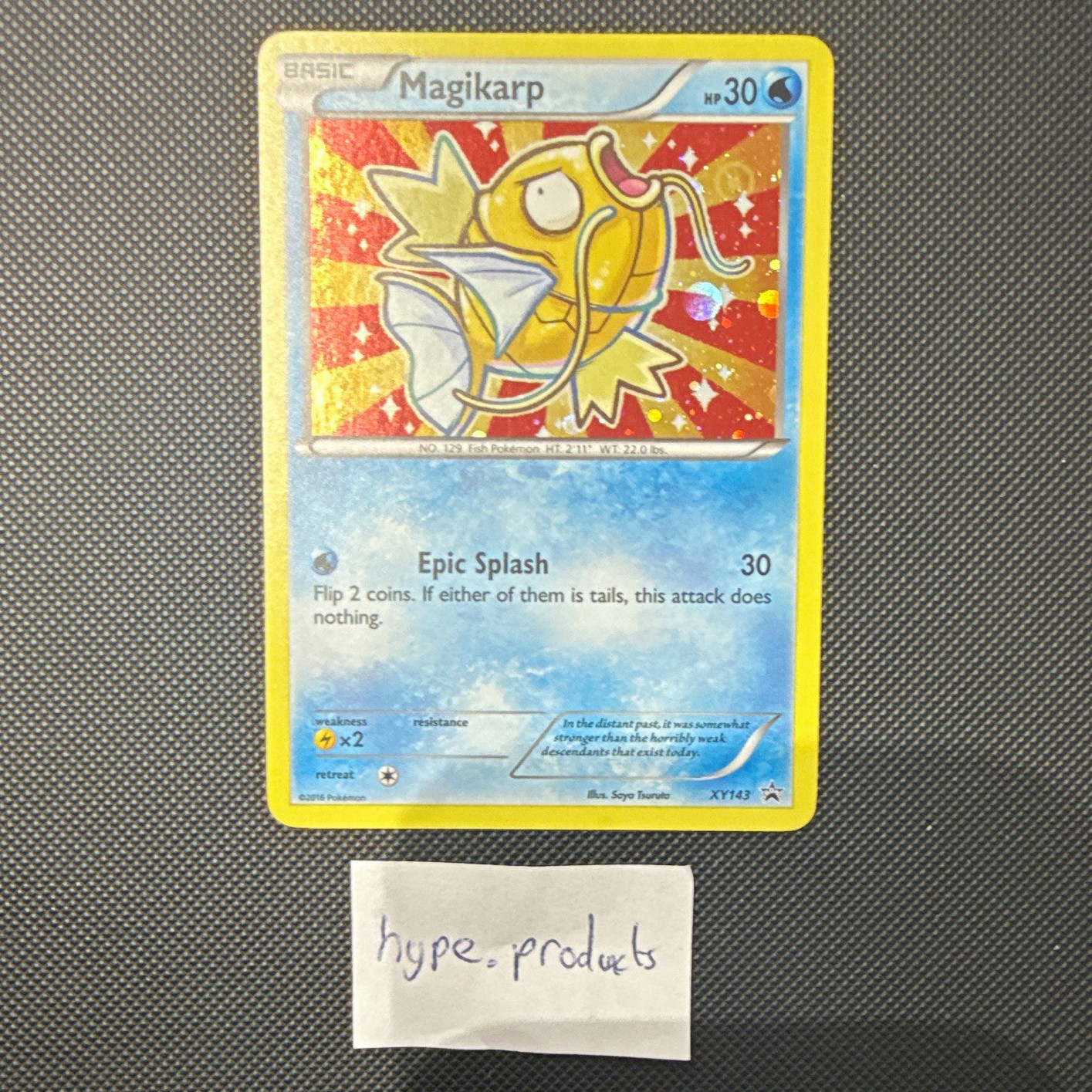 The Pokémon Company Magikarp XY143 XY Black Star Promo Holo English 2016