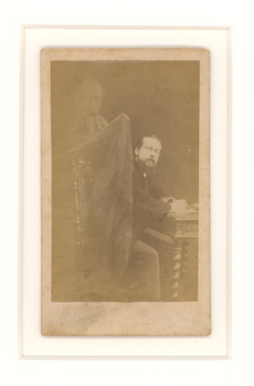 Edouard Buguet Spirit Photograph Ghost Paris 1874 CDV Occult Spiritualism Edouard Buguet Spirit Photograph Ghost Paris 1874 CDV Occult Spiritualism